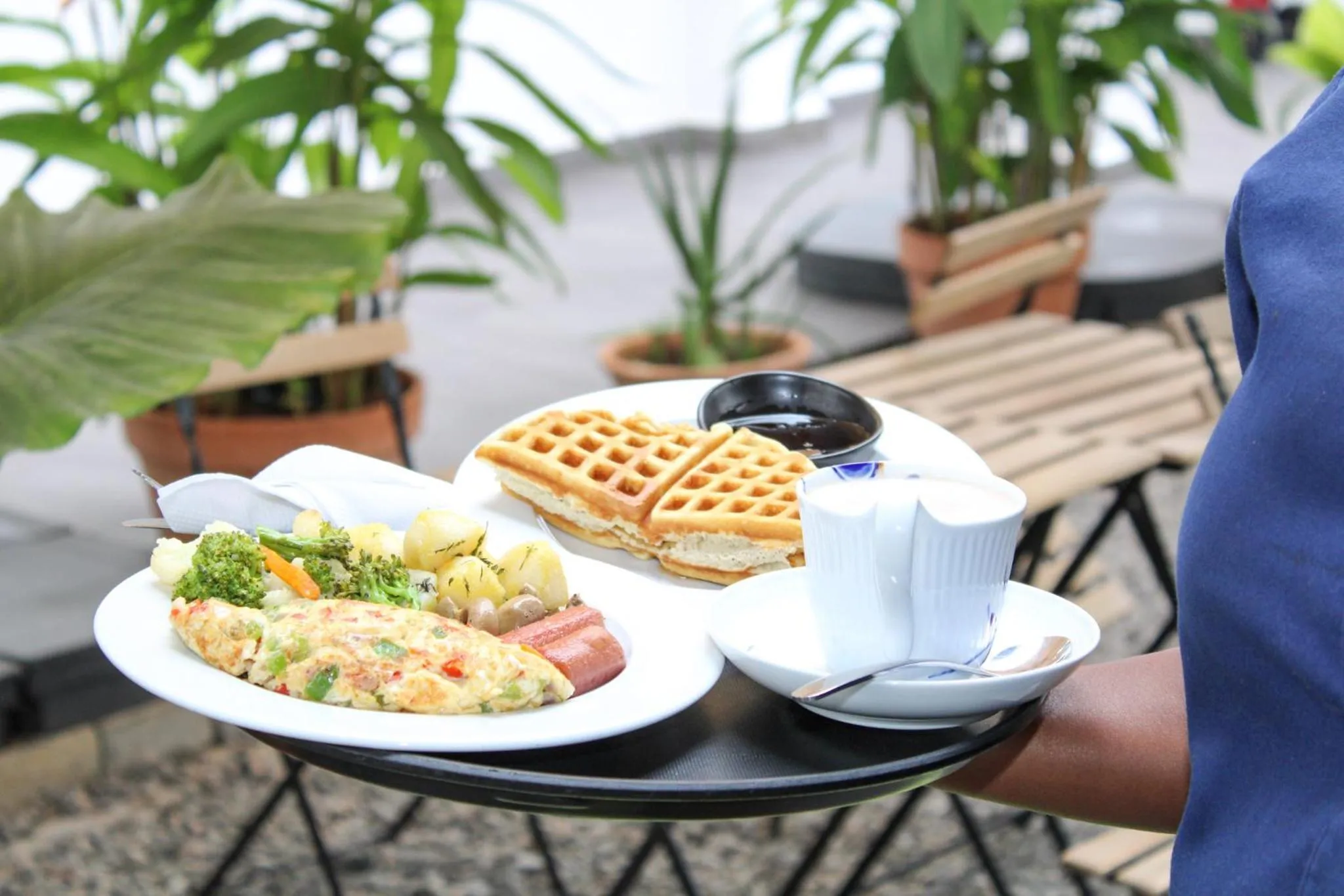 Breakfast in Nordic Hotel Lagos