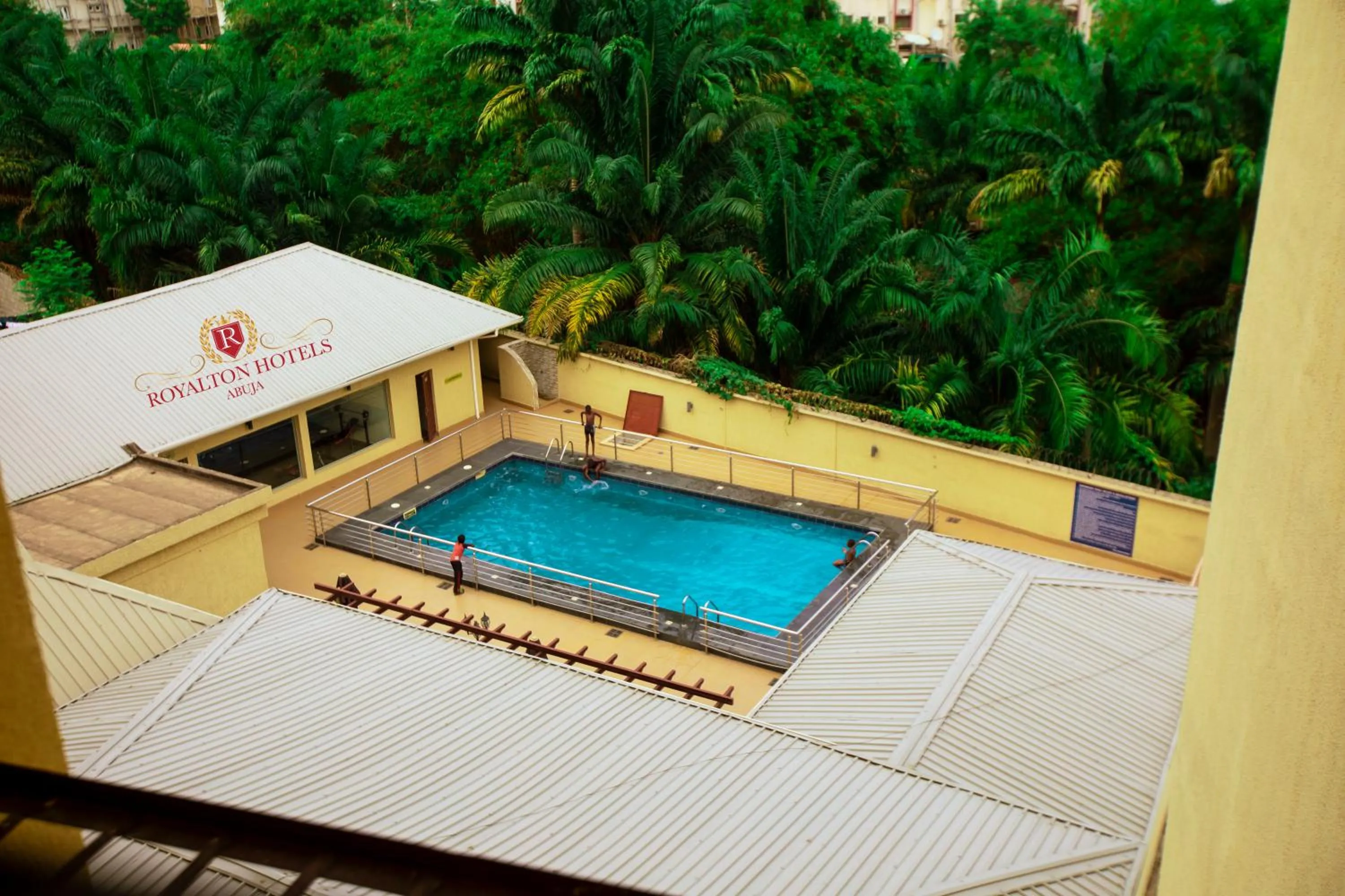 Pool view in Royalton Hotels Abuja