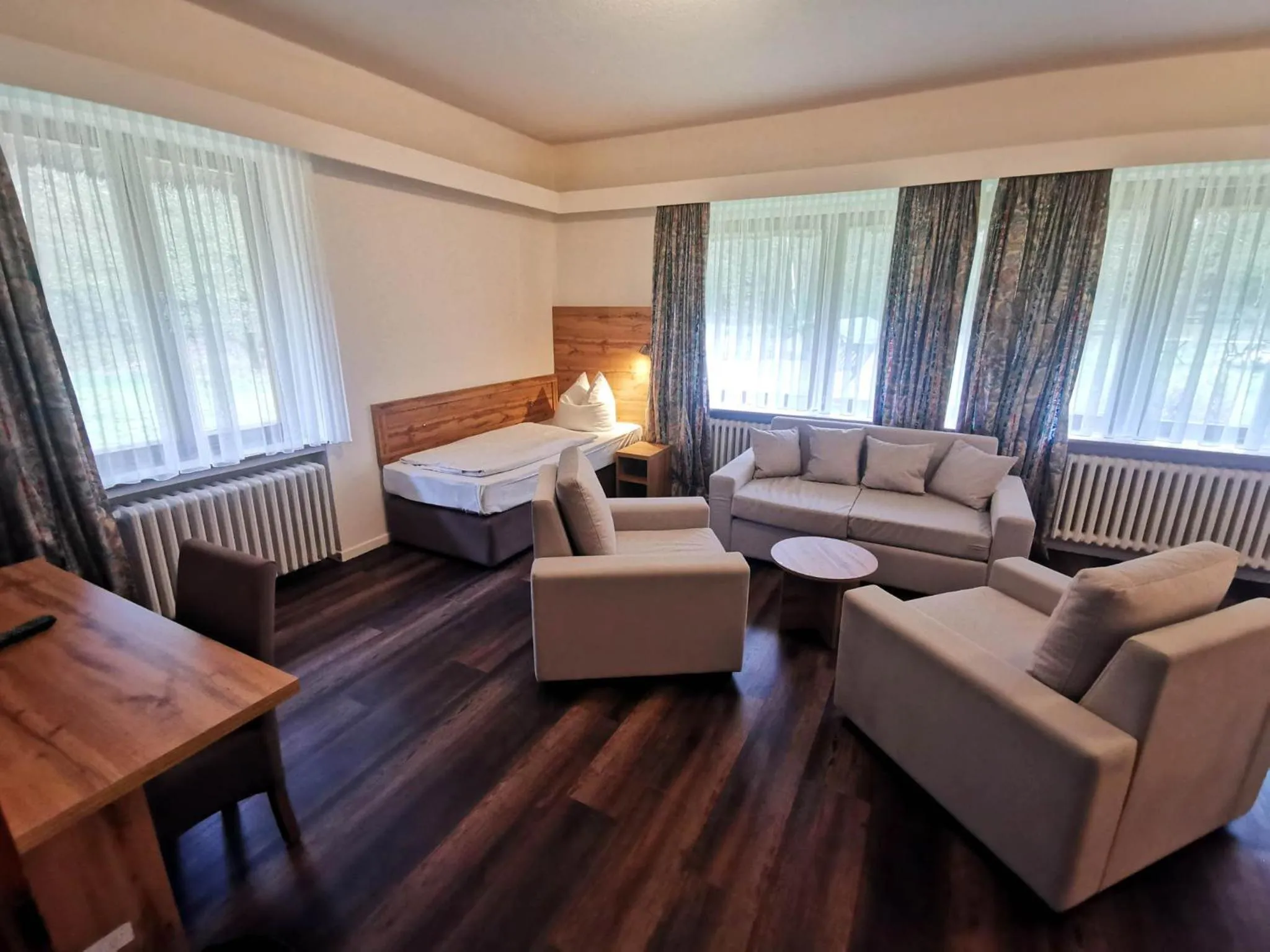 Bed in Heidehotel Soltauer Hof