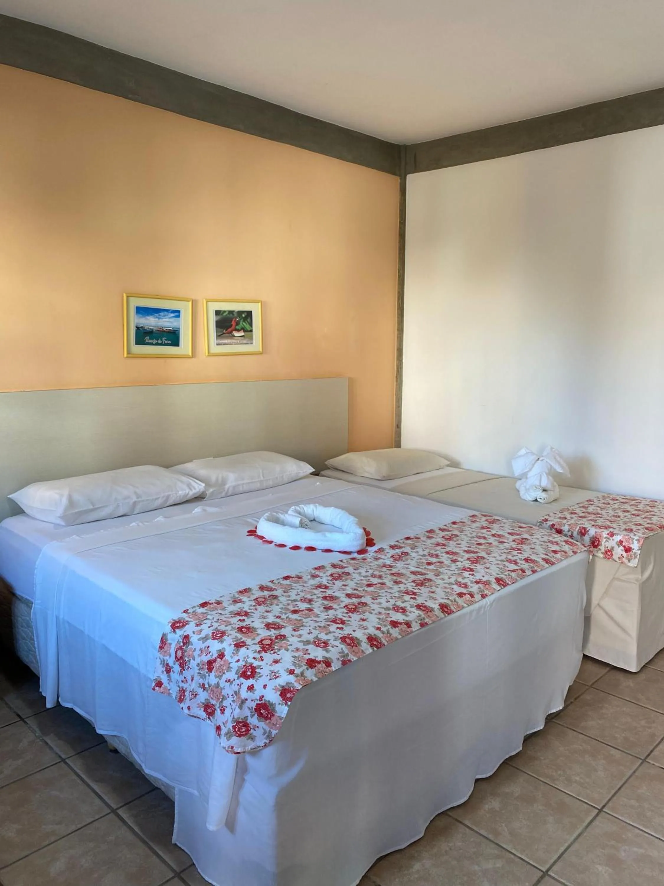 Bed in Pousada e Chale Porto Paraiso