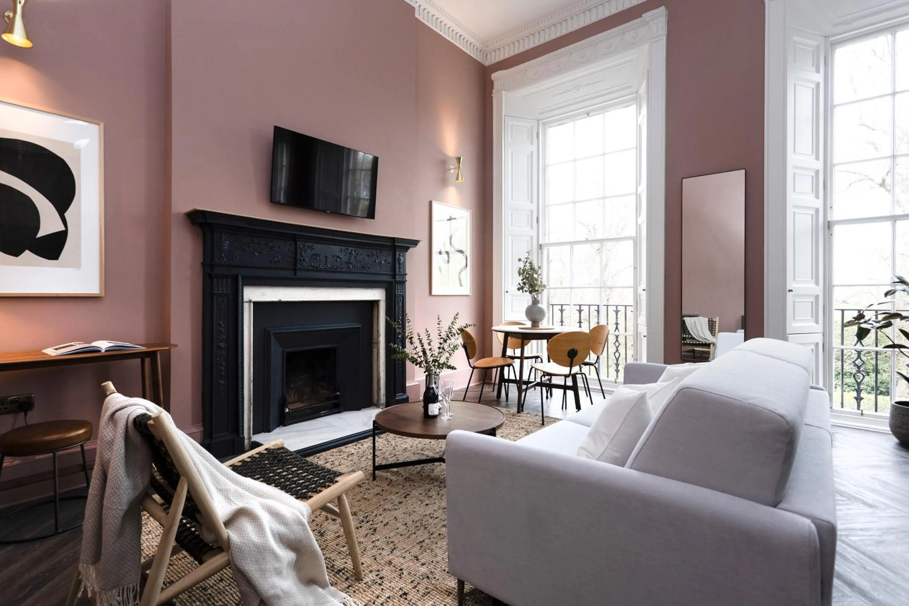 Living room in 29 Queen Street Aparthotel