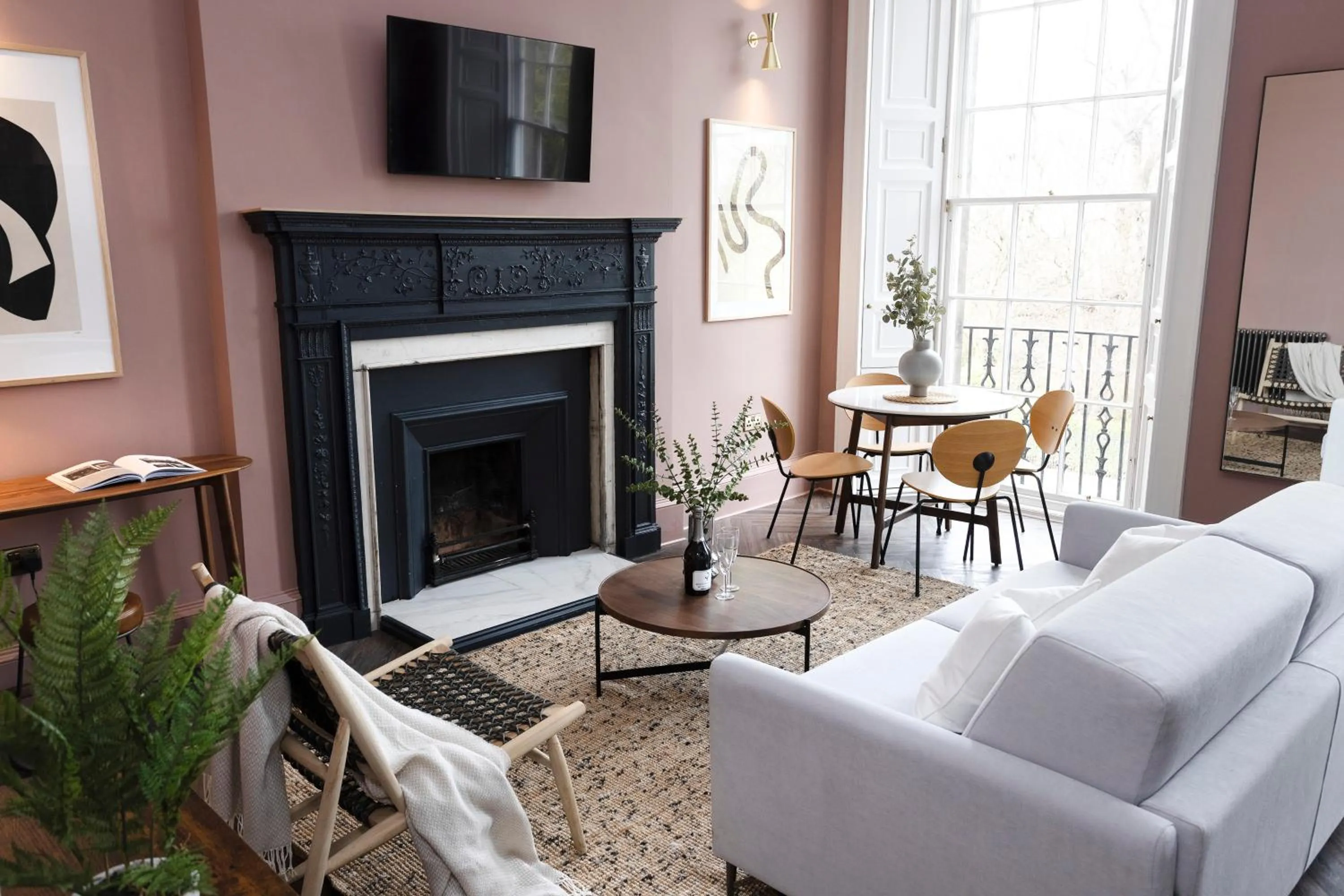 Living room in 29 Queen Street Aparthotel