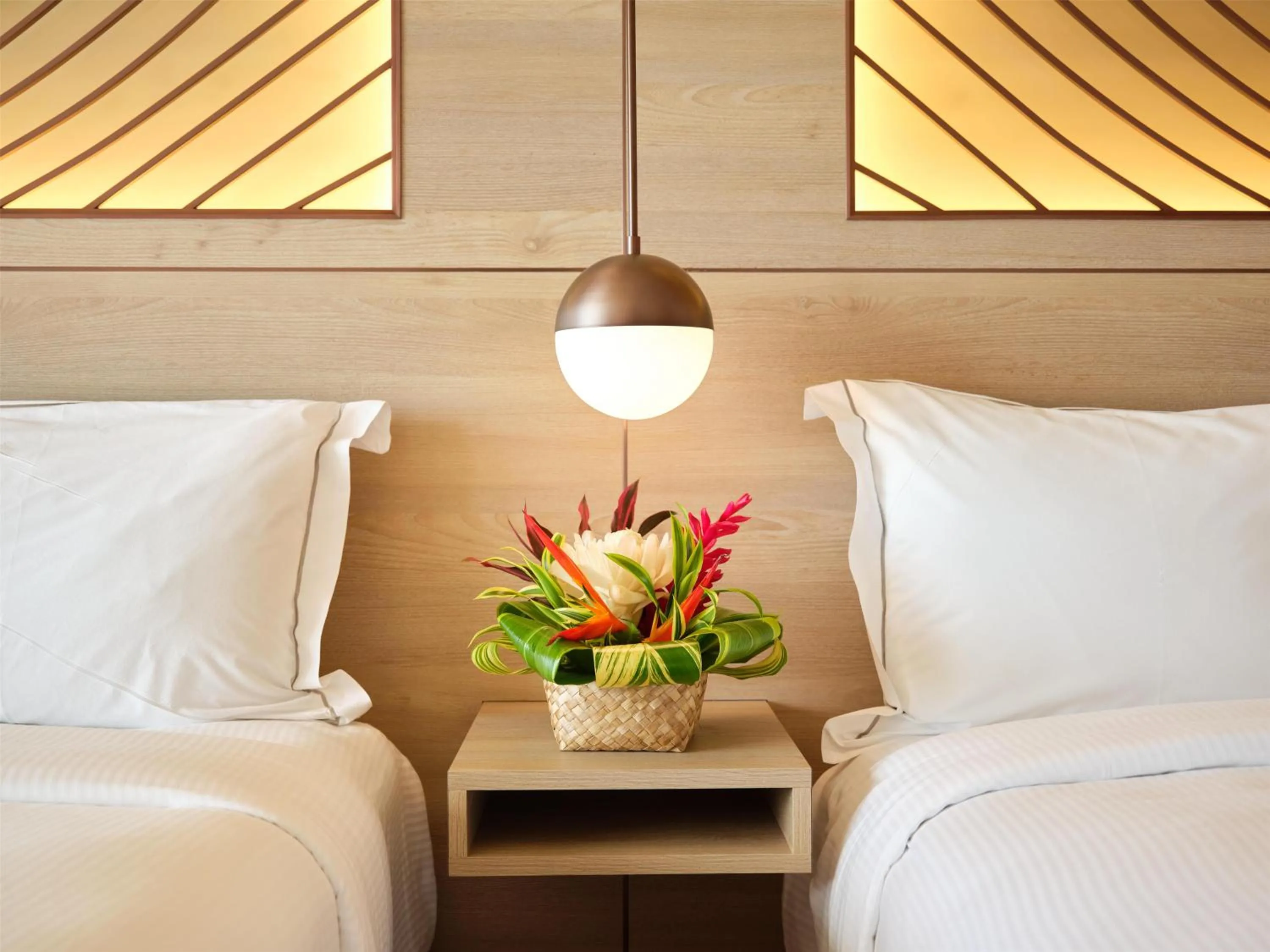 Bed in Hilton Hotel Tahiti