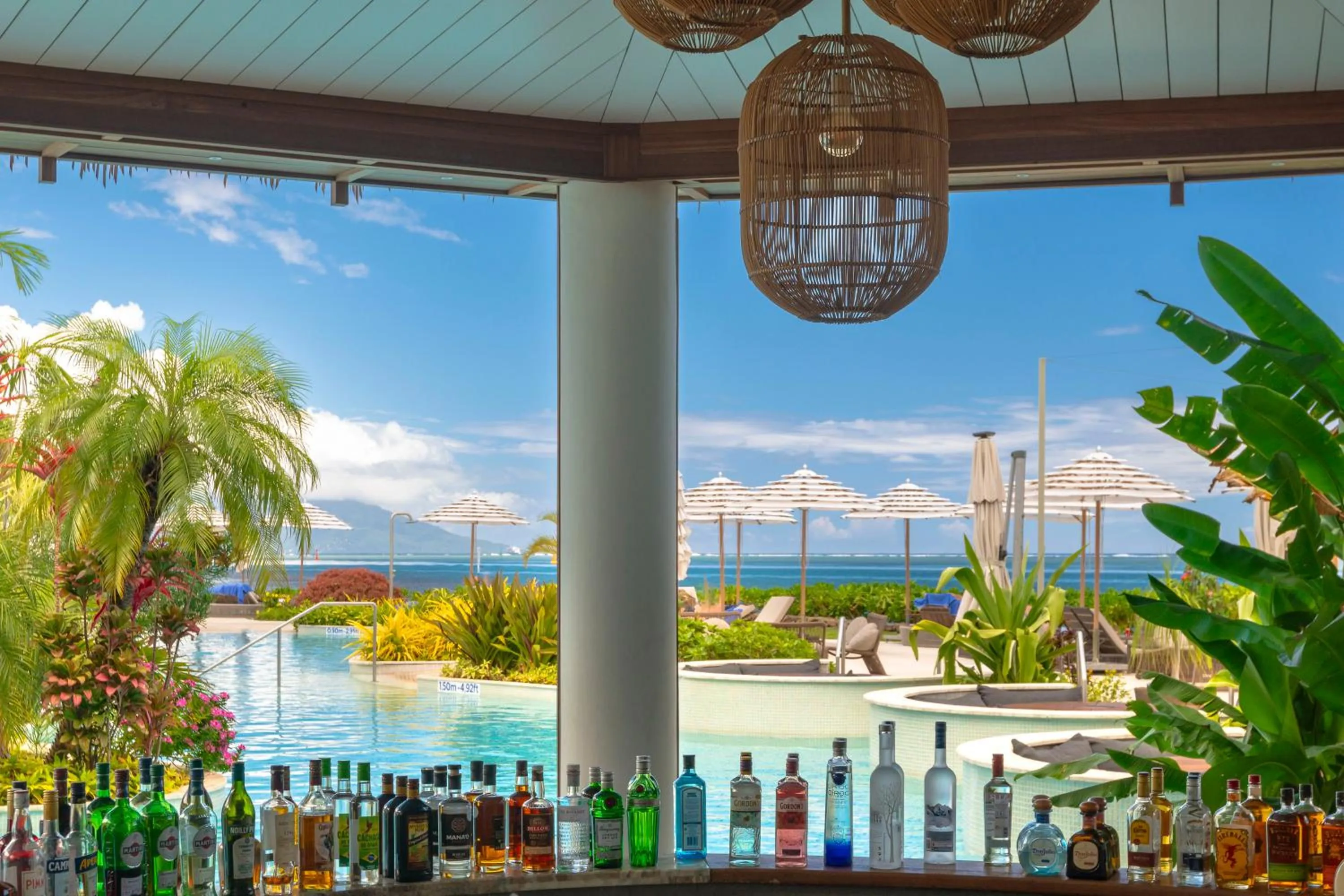 Lounge or bar in Hilton Hotel Tahiti