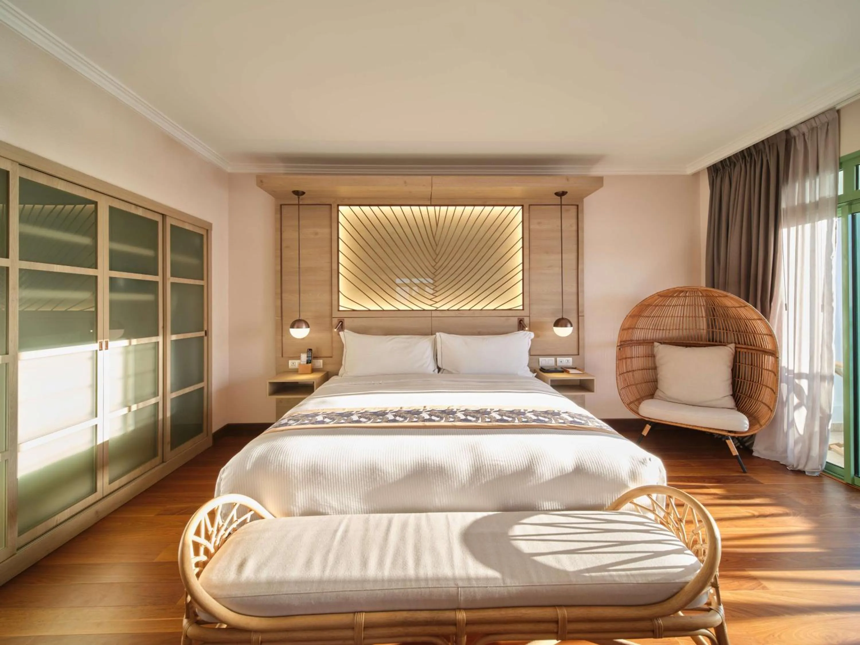 Bed in Hilton Hotel Tahiti