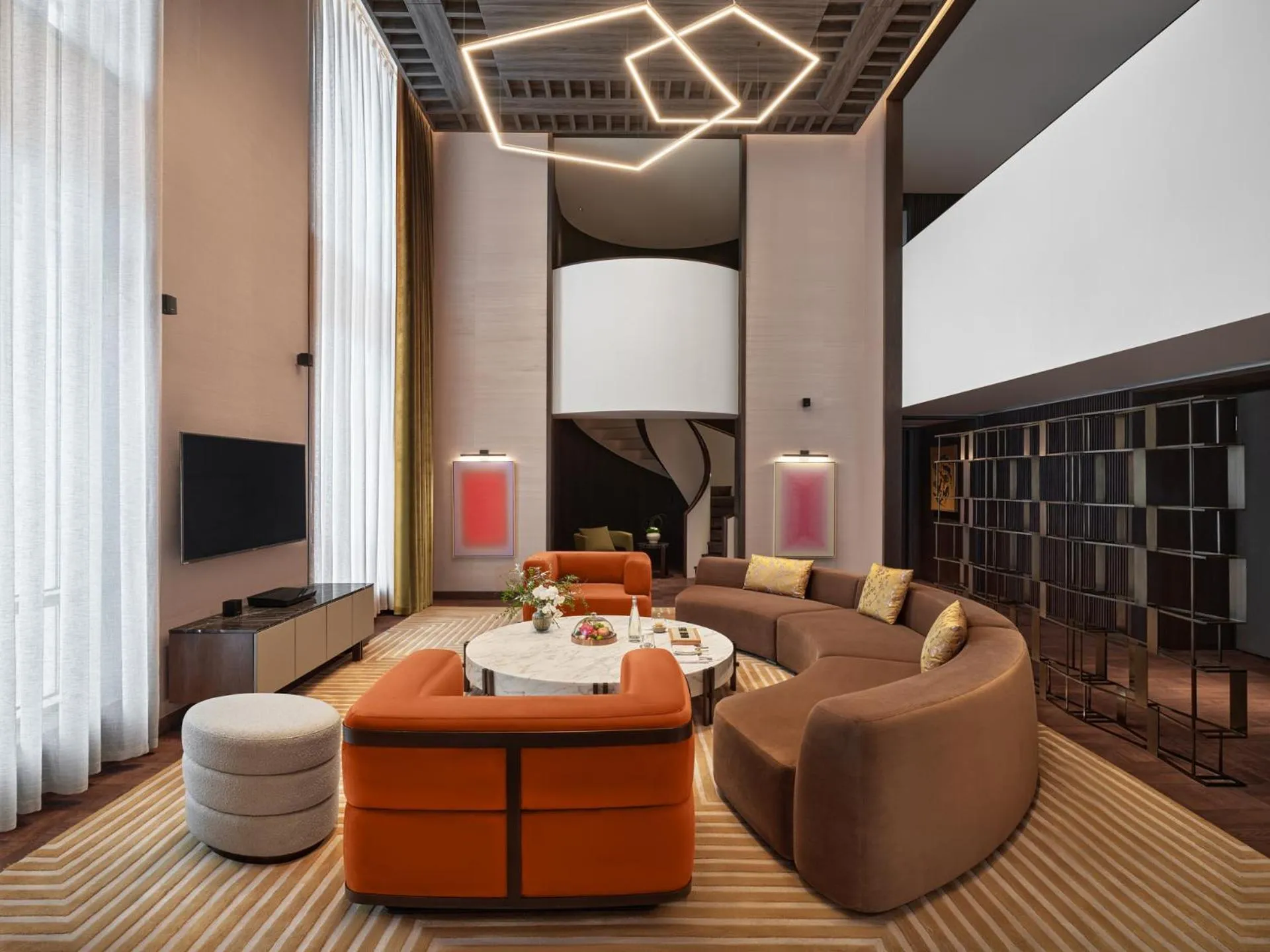 Communal lounge/ TV room in Conrad Urumqi