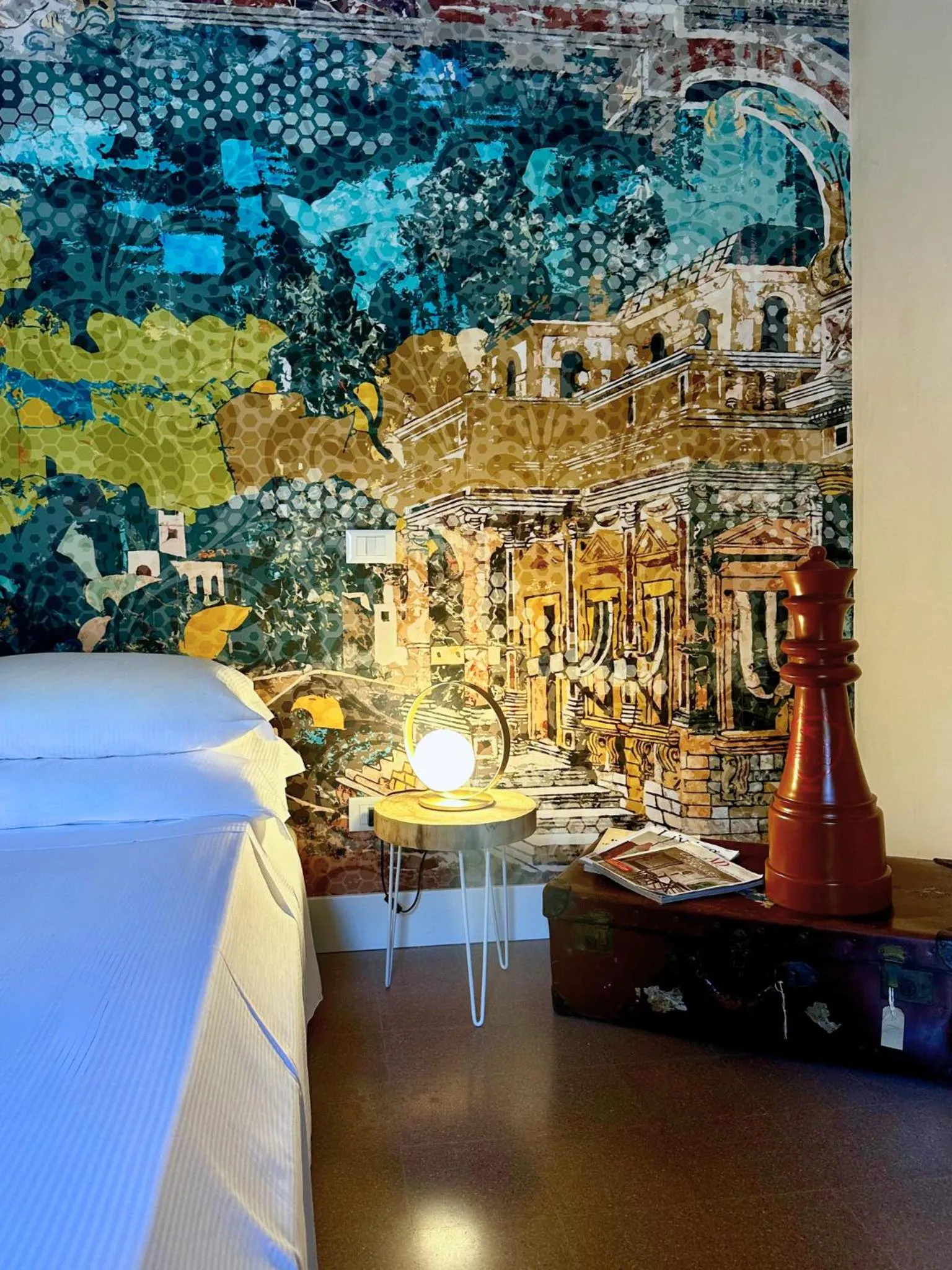 Bed in Ginevra Boutique Rooms - Palazzo Leosini - Residenze D'Epoca