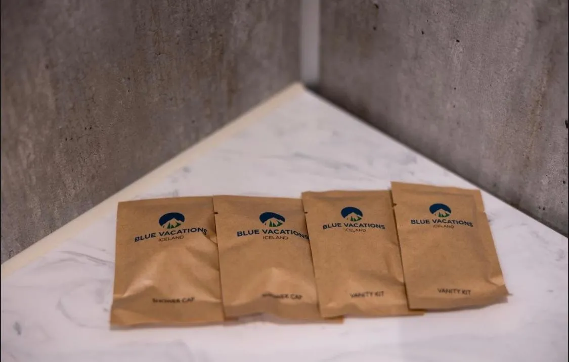 Property logo or sign in Blue Hotel Fagrilundur - On The Golden Circle