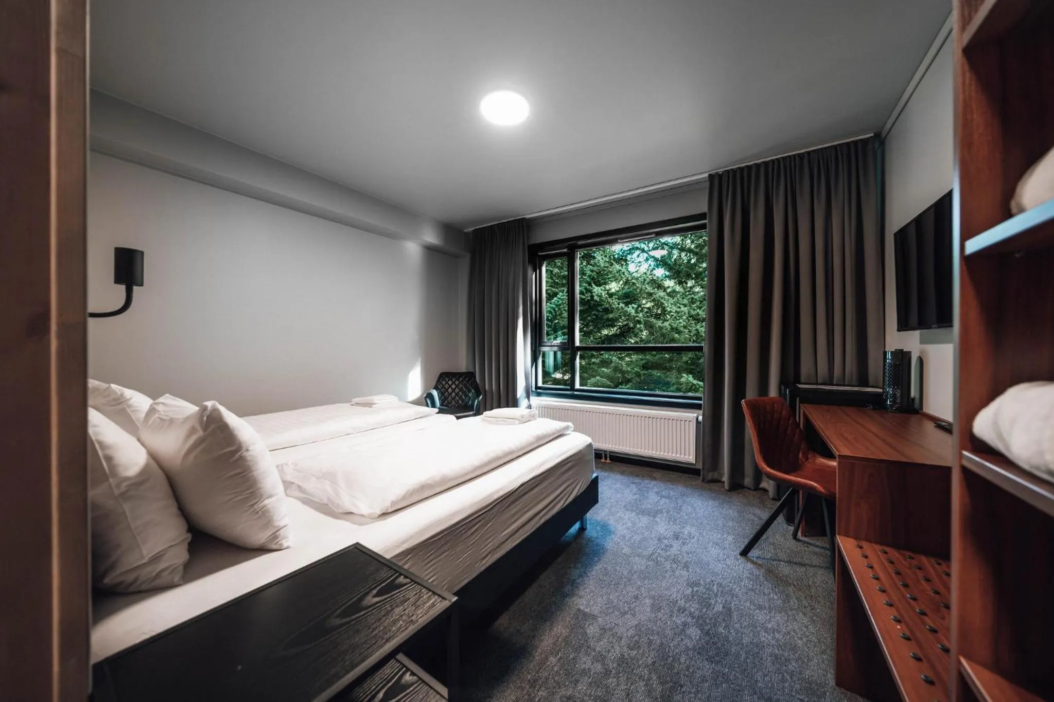 Photo of the whole room, Bed in Blue Hotel Fagrilundur - On The Golden Circle