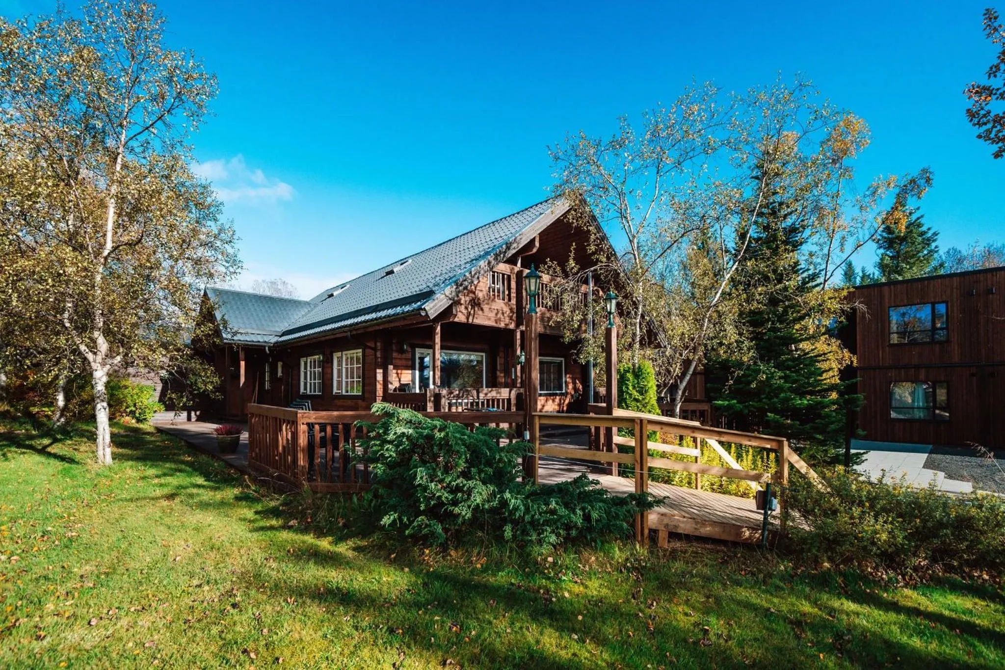 Facade/entrance in Blue Hotel Fagrilundur - On The Golden Circle