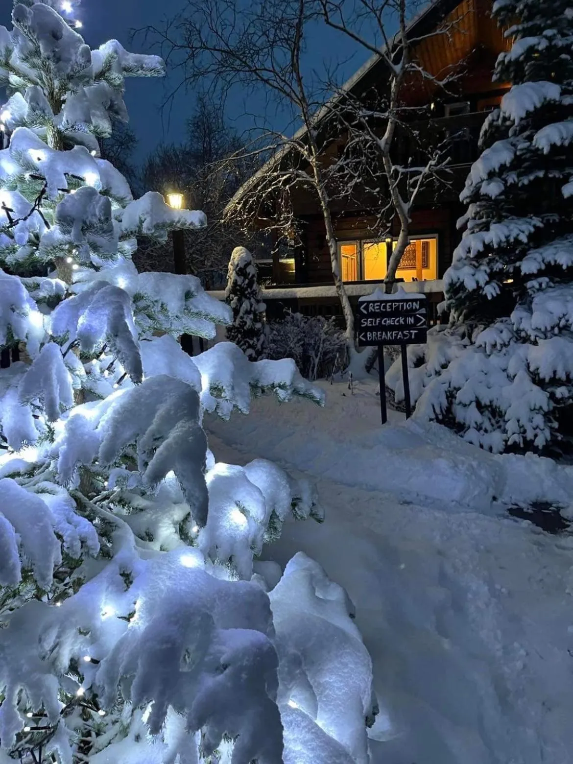 Property building in Blue Hotel Fagrilundur - On The Golden Circle