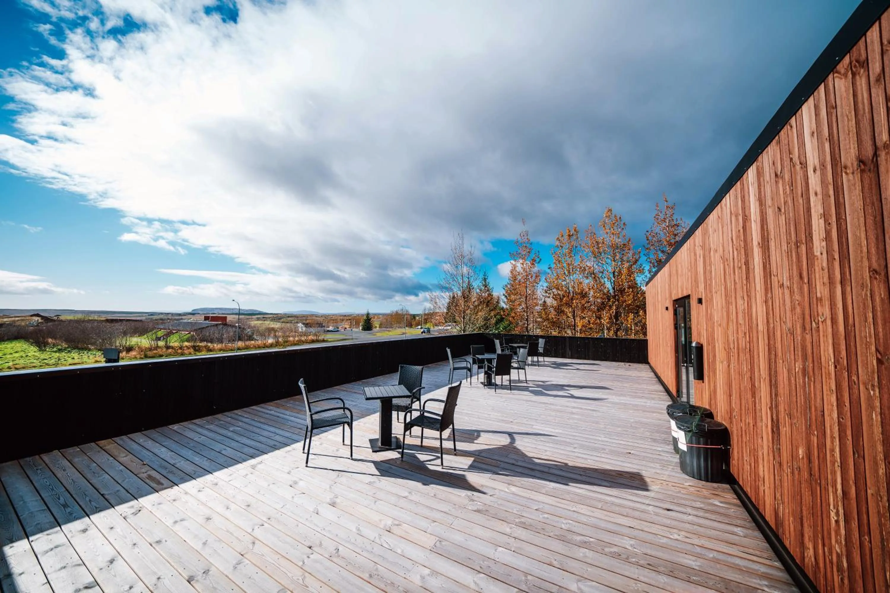 Balcony/Terrace in Blue Hotel Fagrilundur - On The Golden Circle