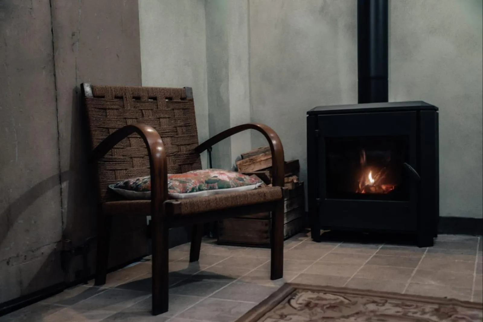Seating area in Casina Morgana B&B