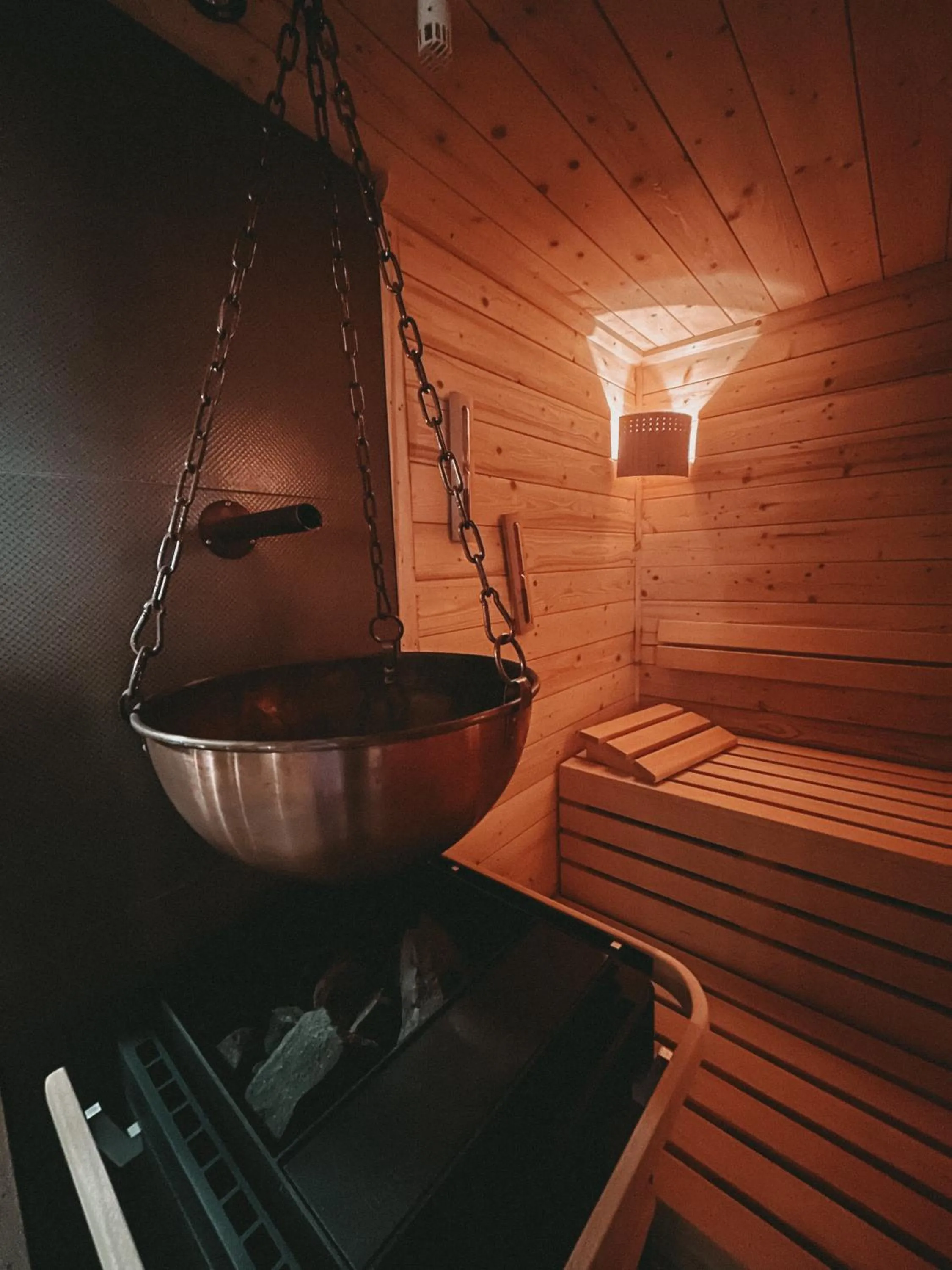 Sauna in Hotel Villa Sanct Peter