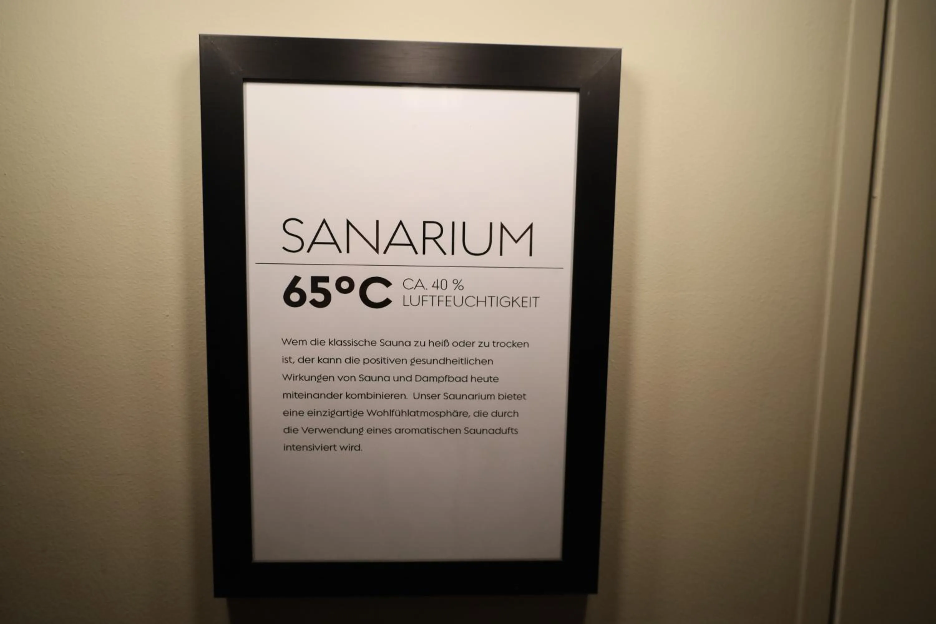 Sauna in Hotel Villa Sanct Peter