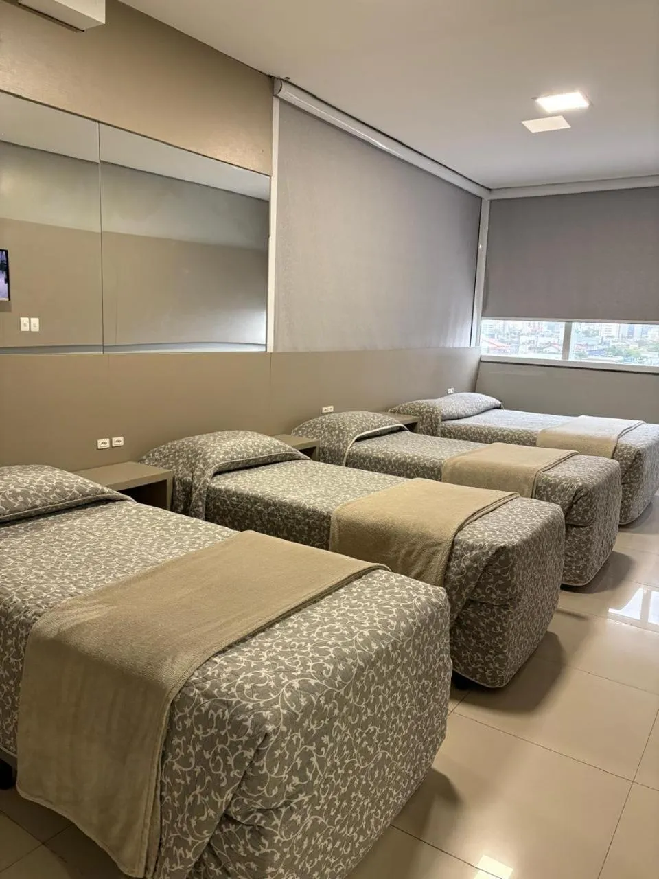 Bed in Hotel Palmas Executivo