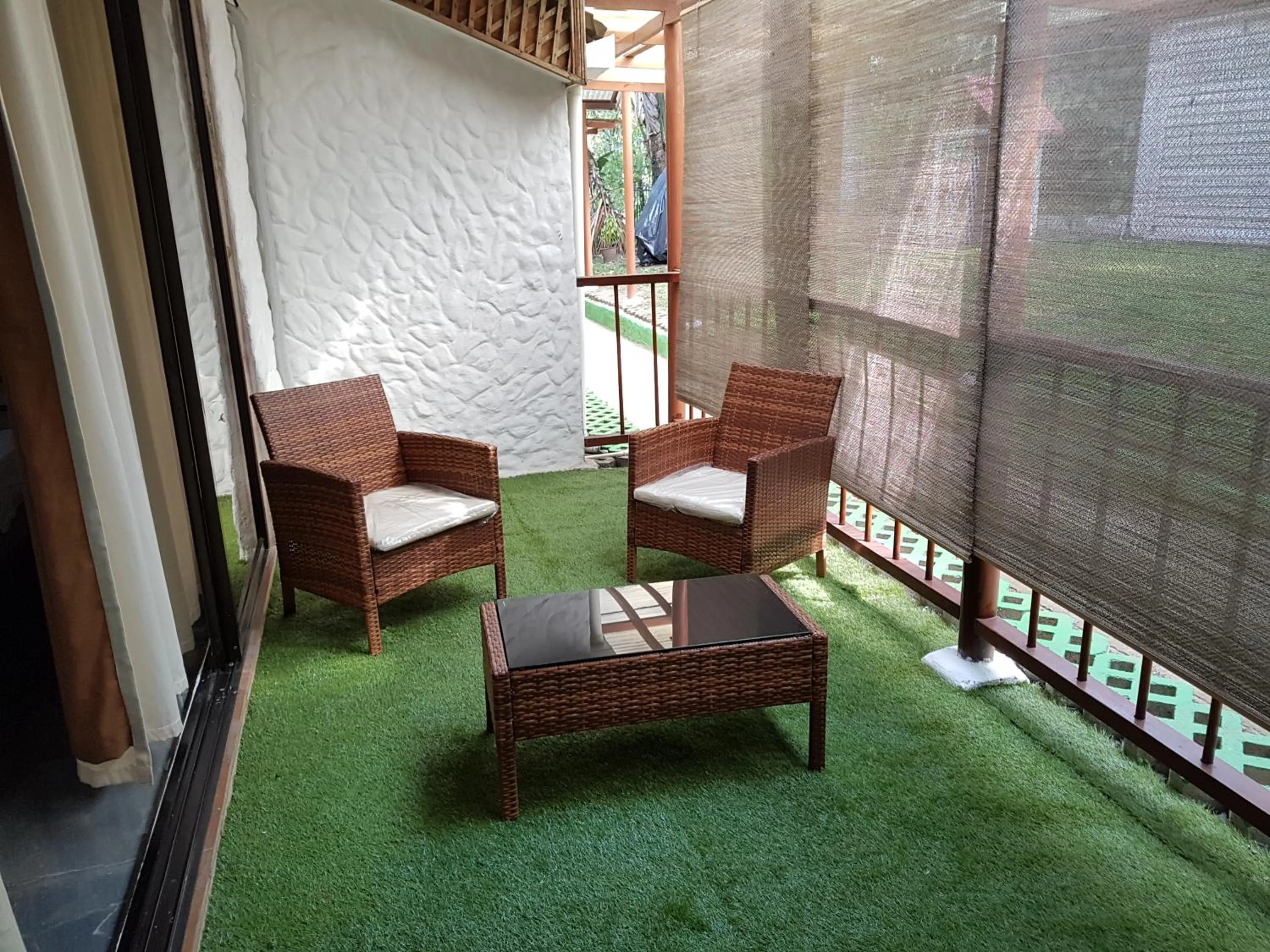 Seating area in Hotel Bugabutik