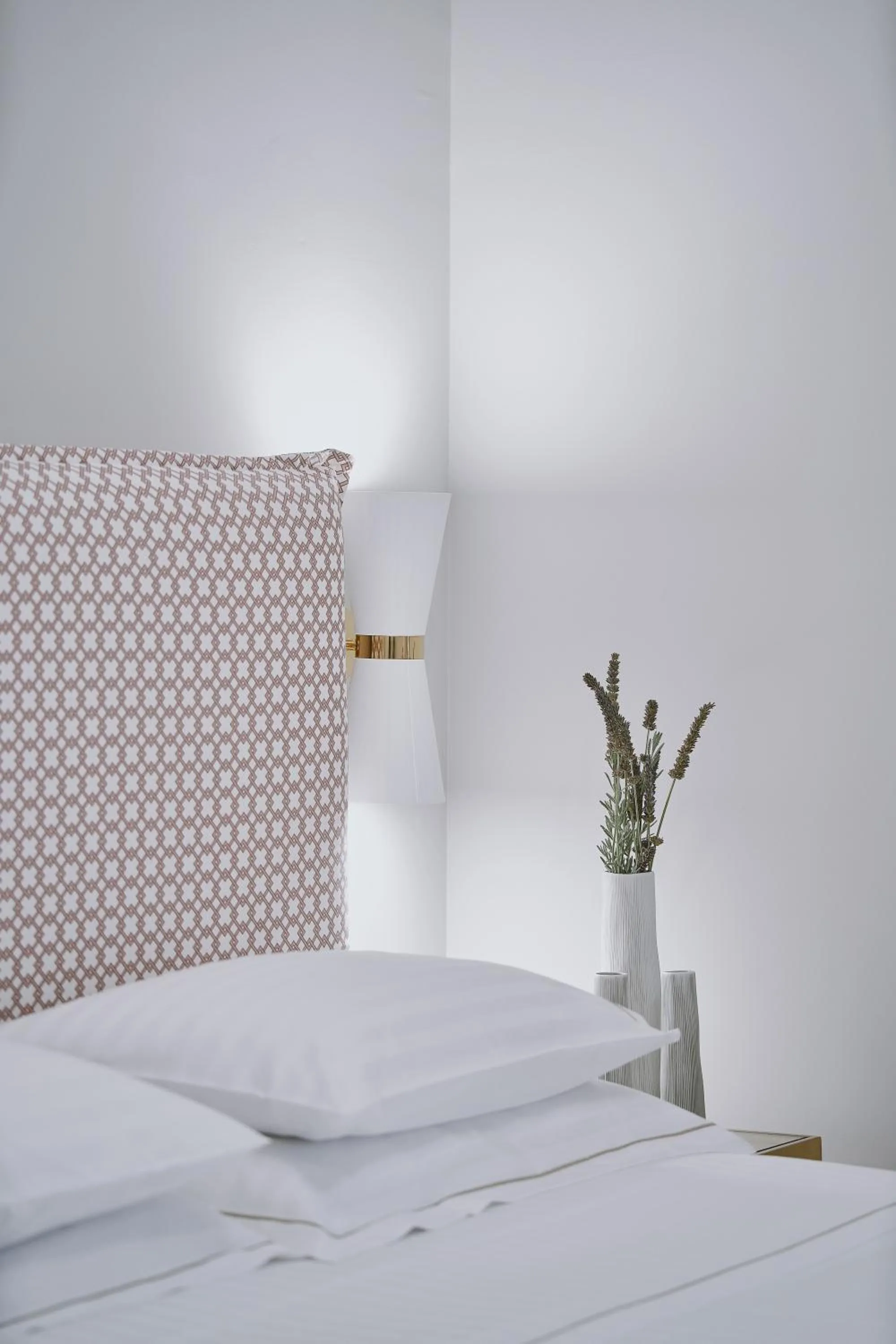 Bed in MiraMe Athens Boutique Hotel