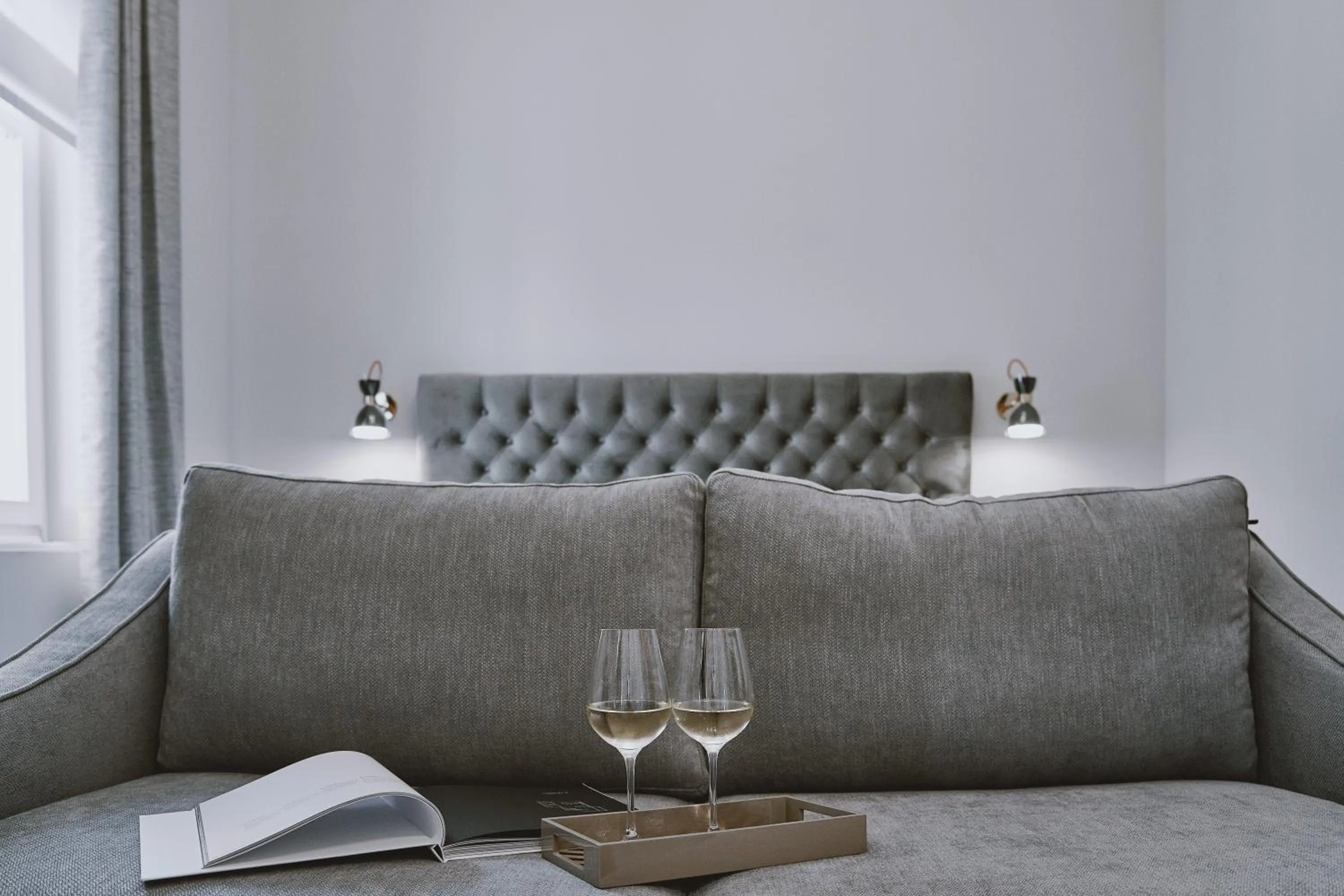 Living room in MiraMe Athens Boutique Hotel