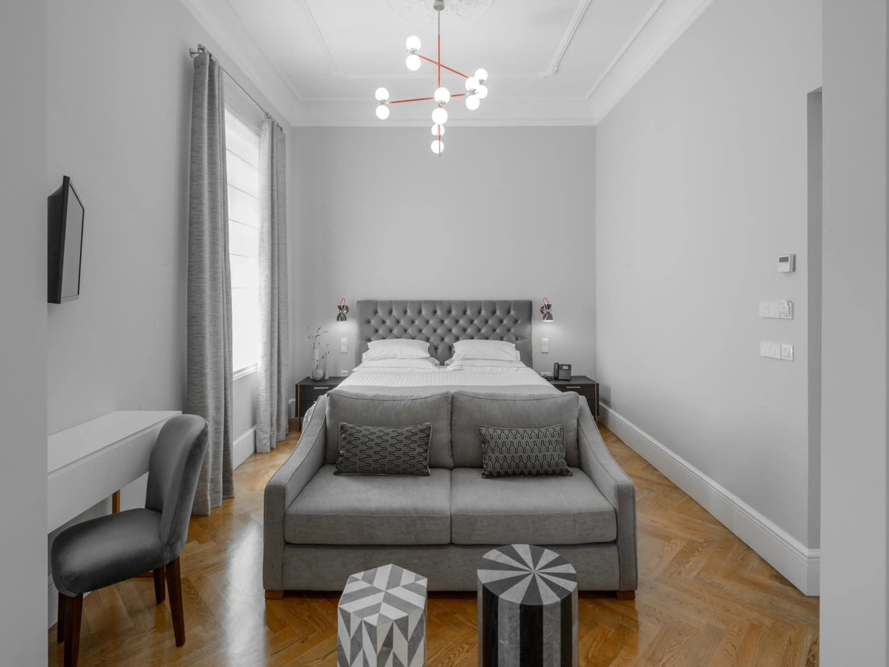 Bedroom, Bed in MiraMe Athens Boutique Hotel