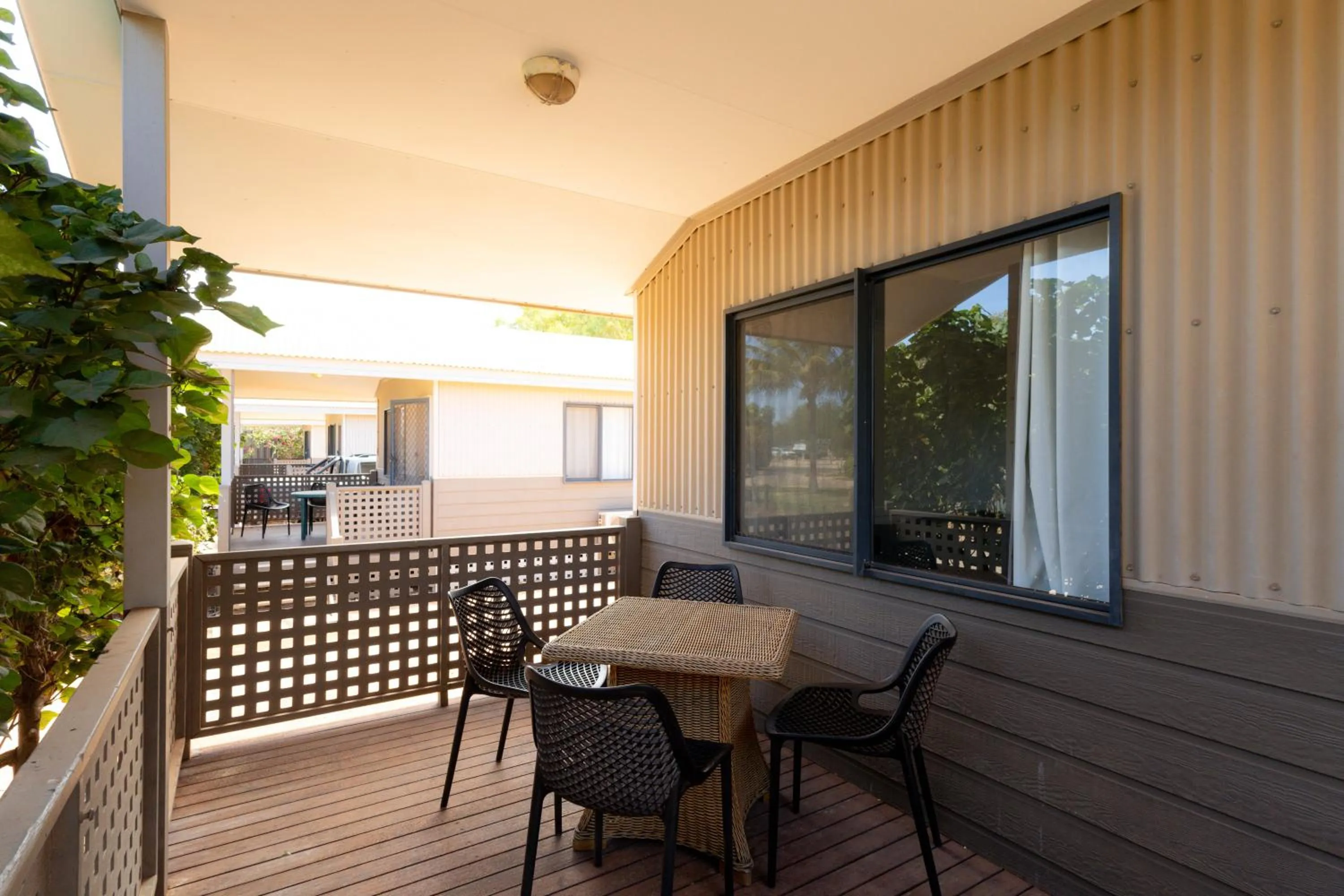 Patio in Ningaloo Caravan and Holiday Resort