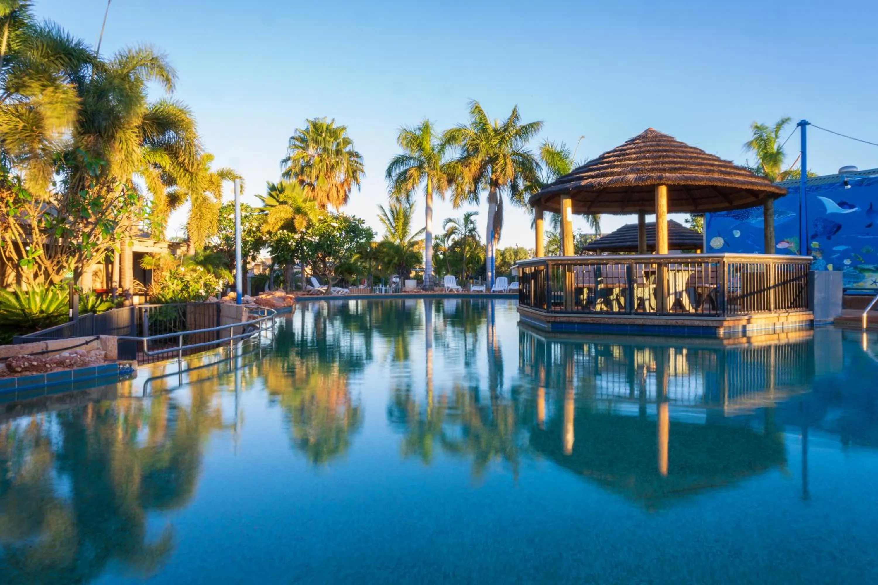 Swimming pool in Ningaloo Caravan and Holiday Resort