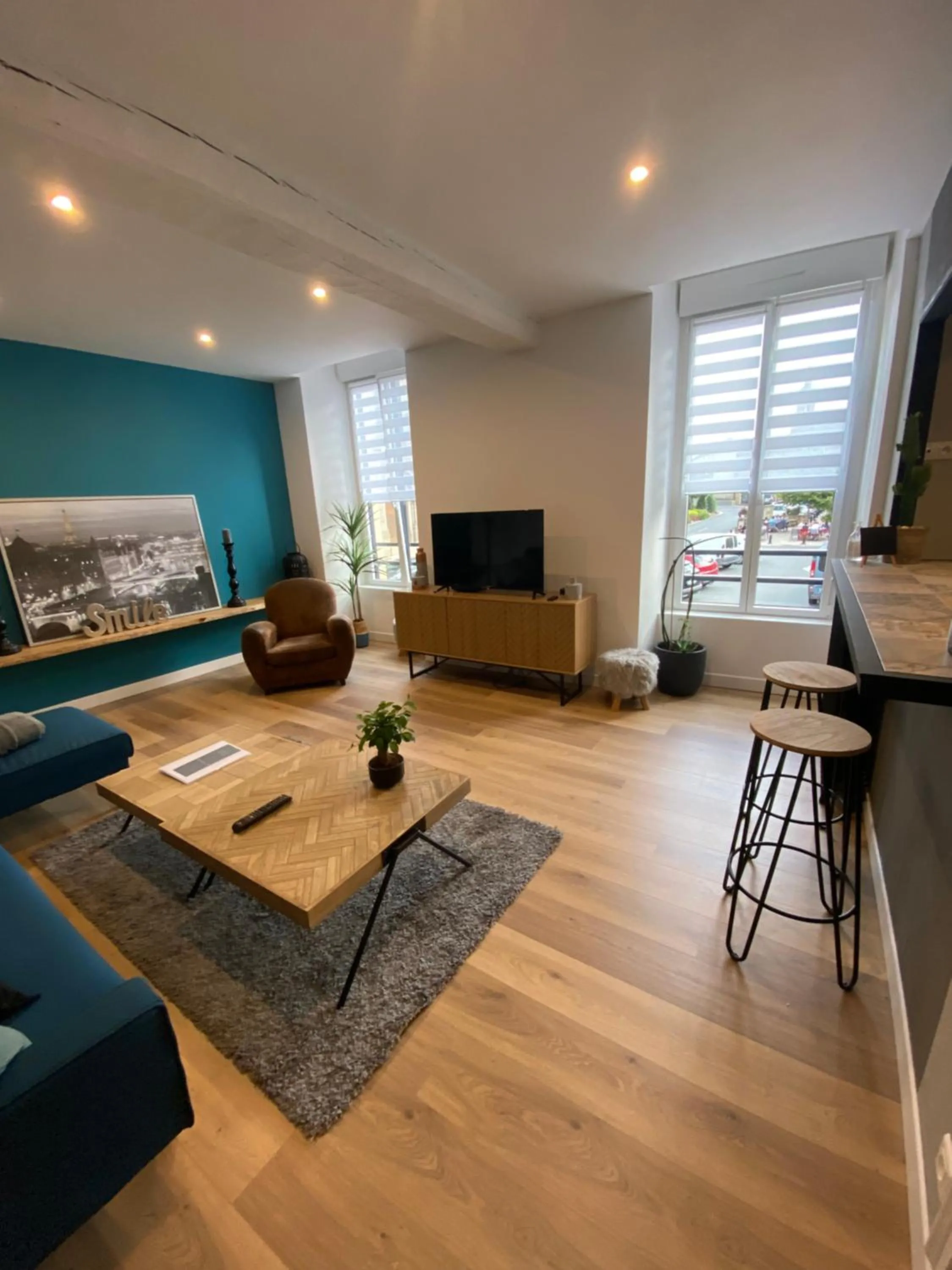 Living room in Appartement 97 M2 proche Puy du fou