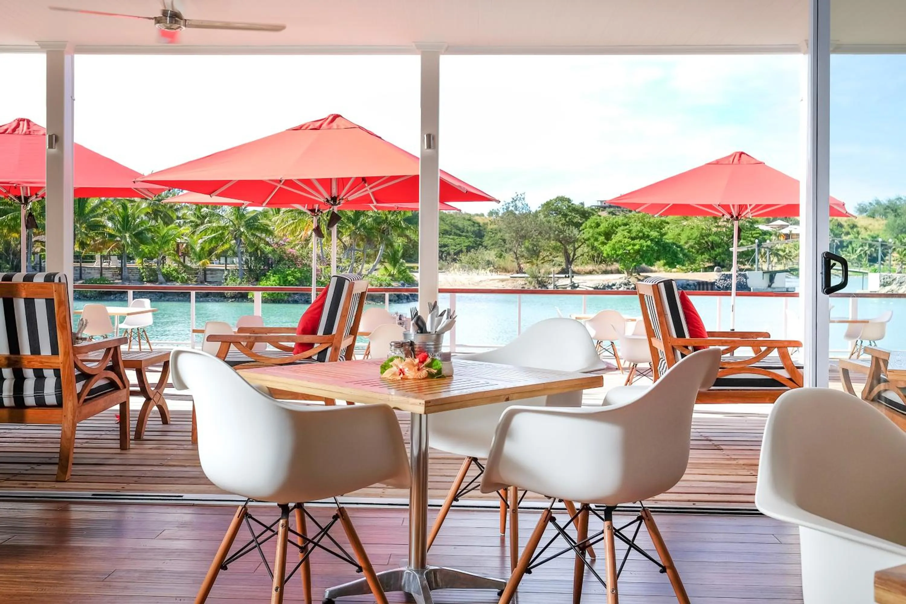 Patio in Musket Cove Island Resort