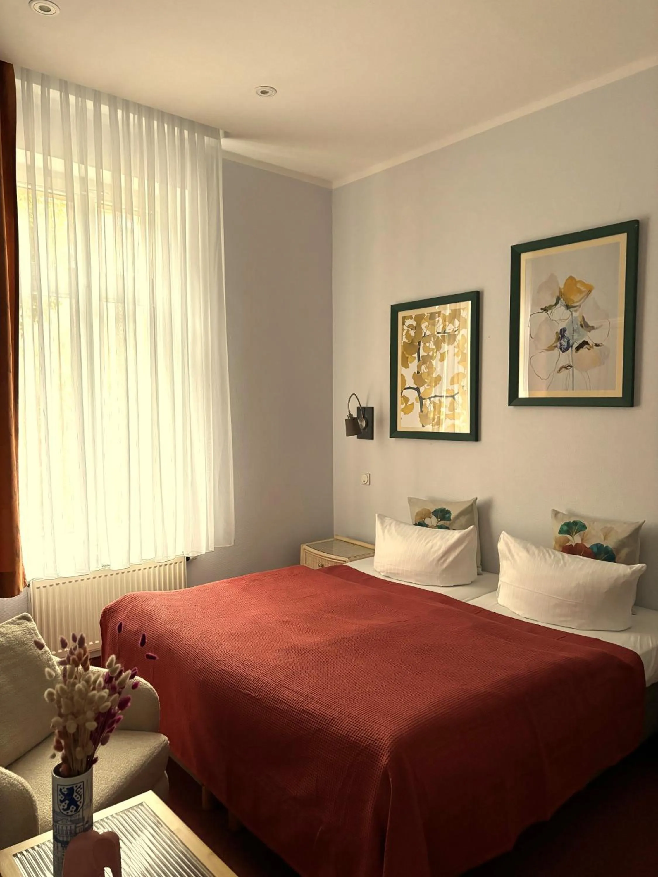 Bed in Hotel Villa Hentzel