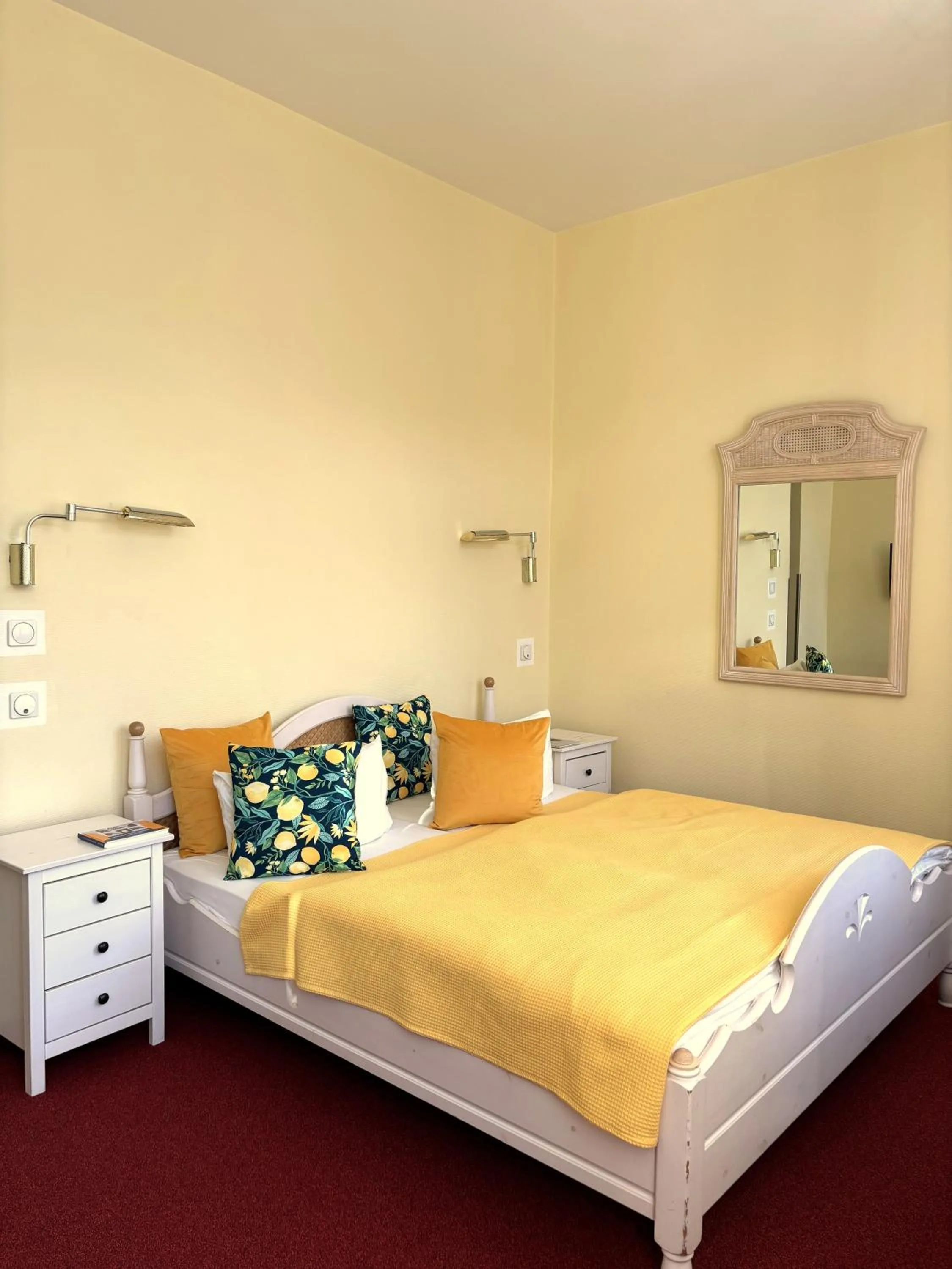 Bed in Hotel Villa Hentzel