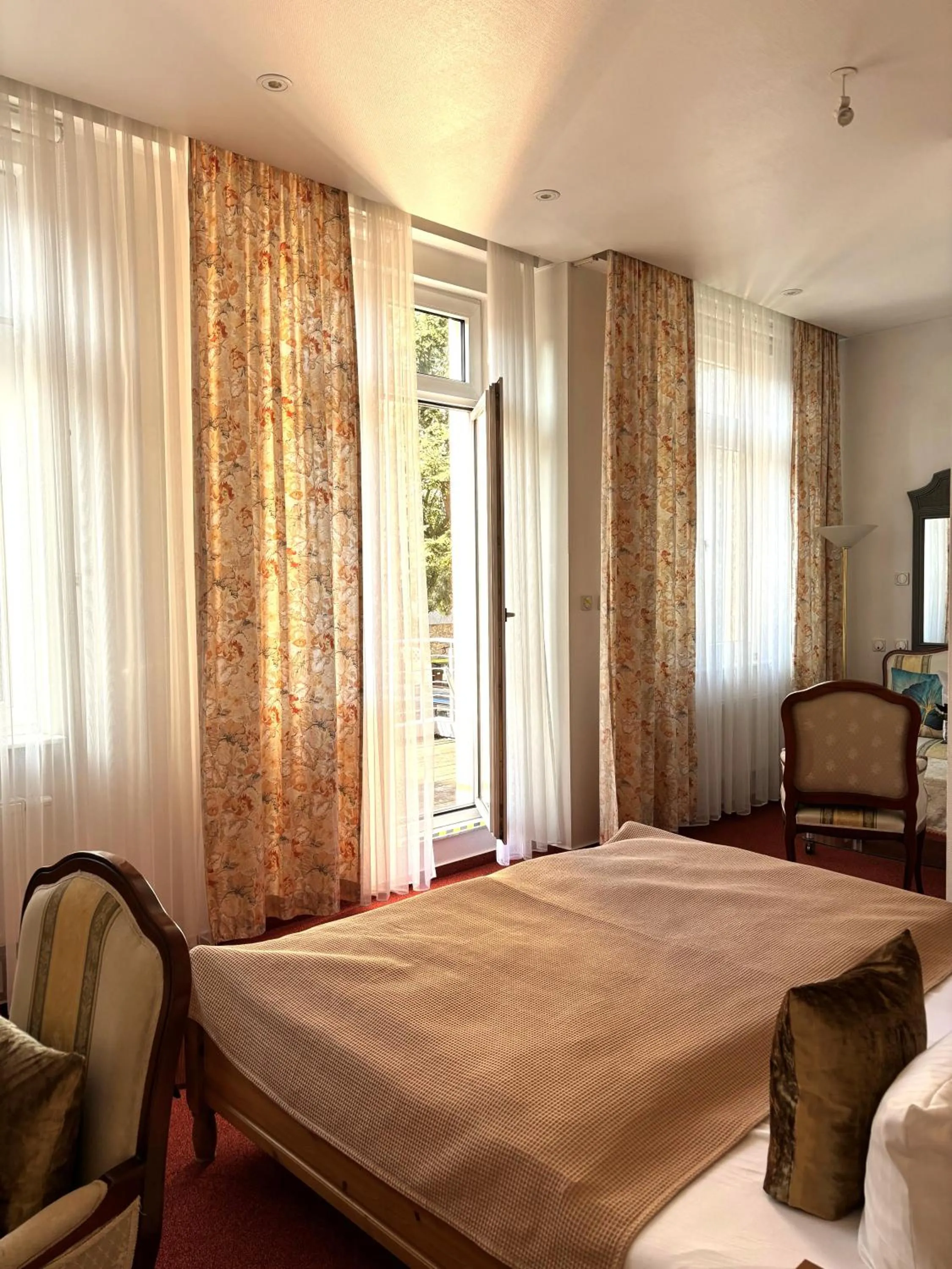 Bed in Hotel Villa Hentzel