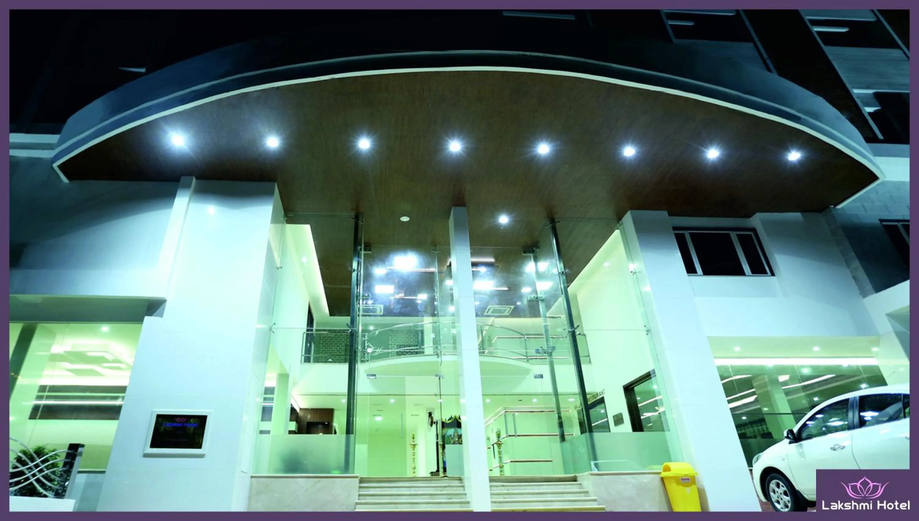 Facade/entrance in Lakshmi Hotel