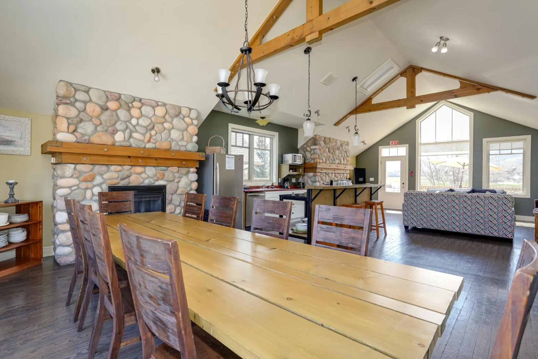 Living room in Blue View 5 Chalet