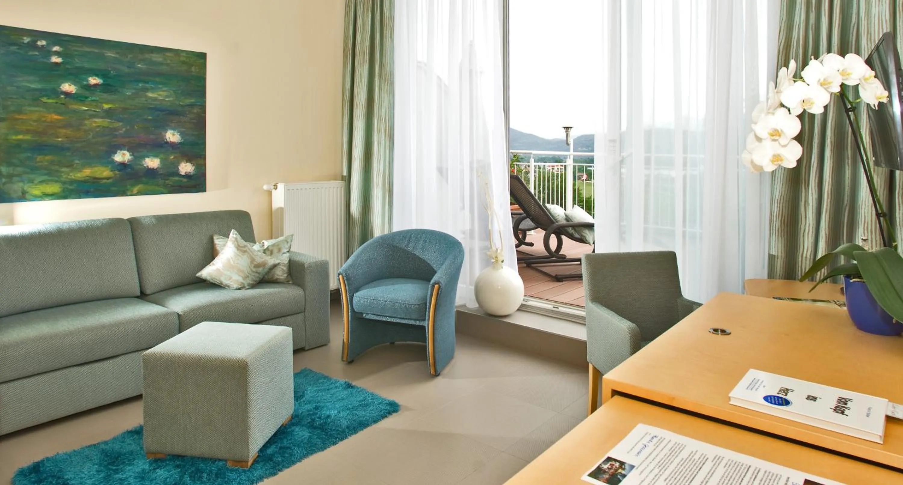 Living room in das Balance - Spa & Golf Hotel am Wörthersee