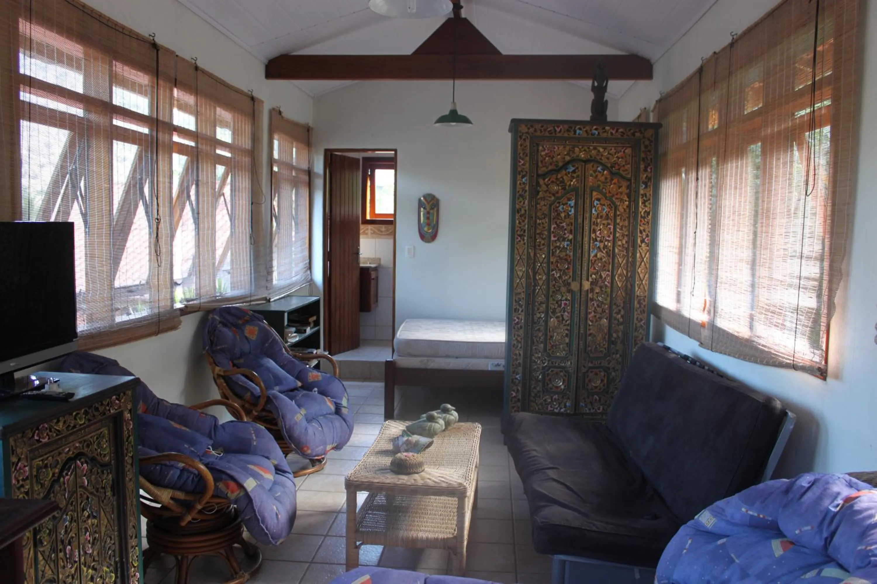Seating area in Piscina climatizada, jacuzzi e com grande área verde