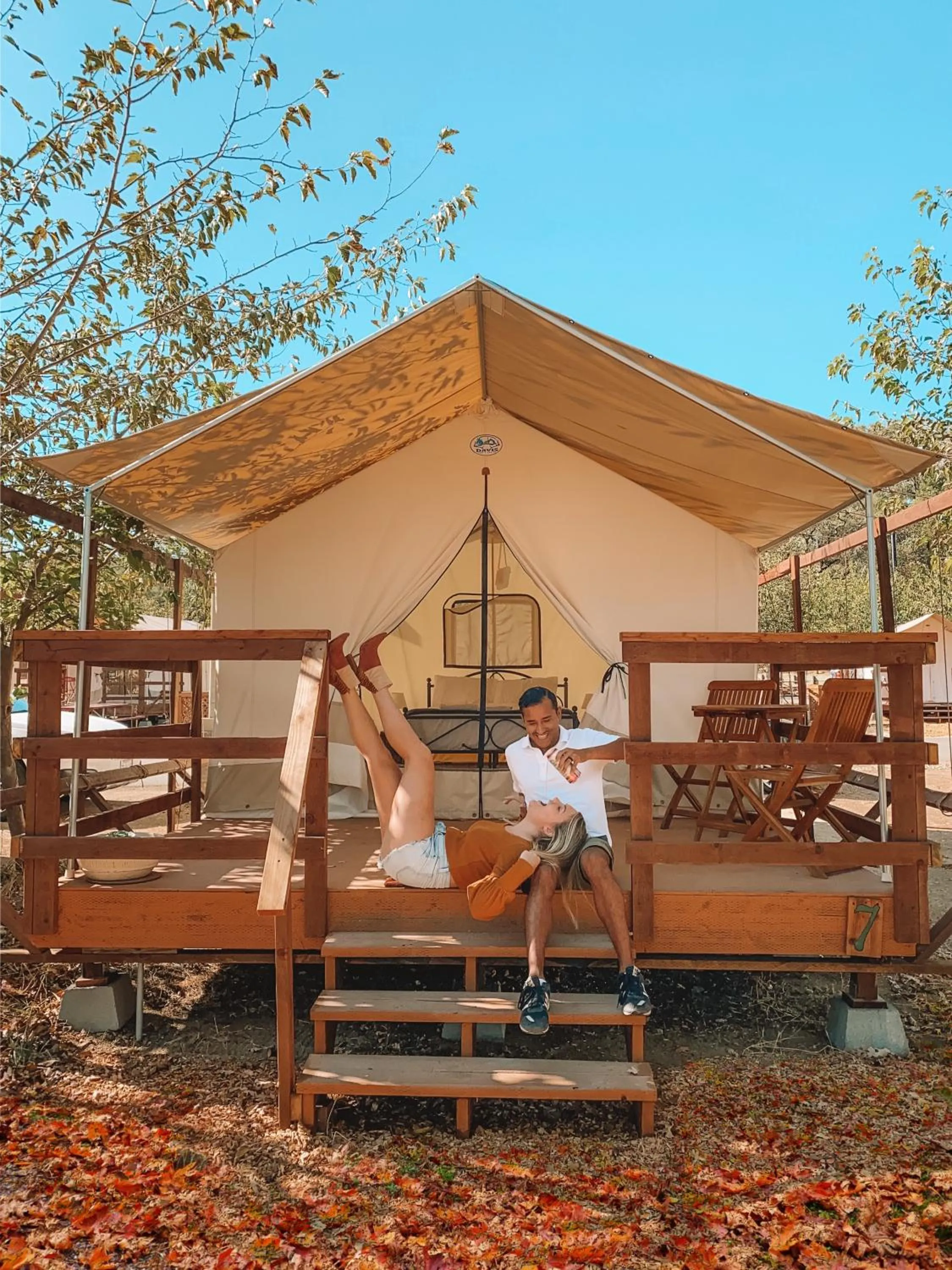Autumn in Wildhaven Sonoma Glamping