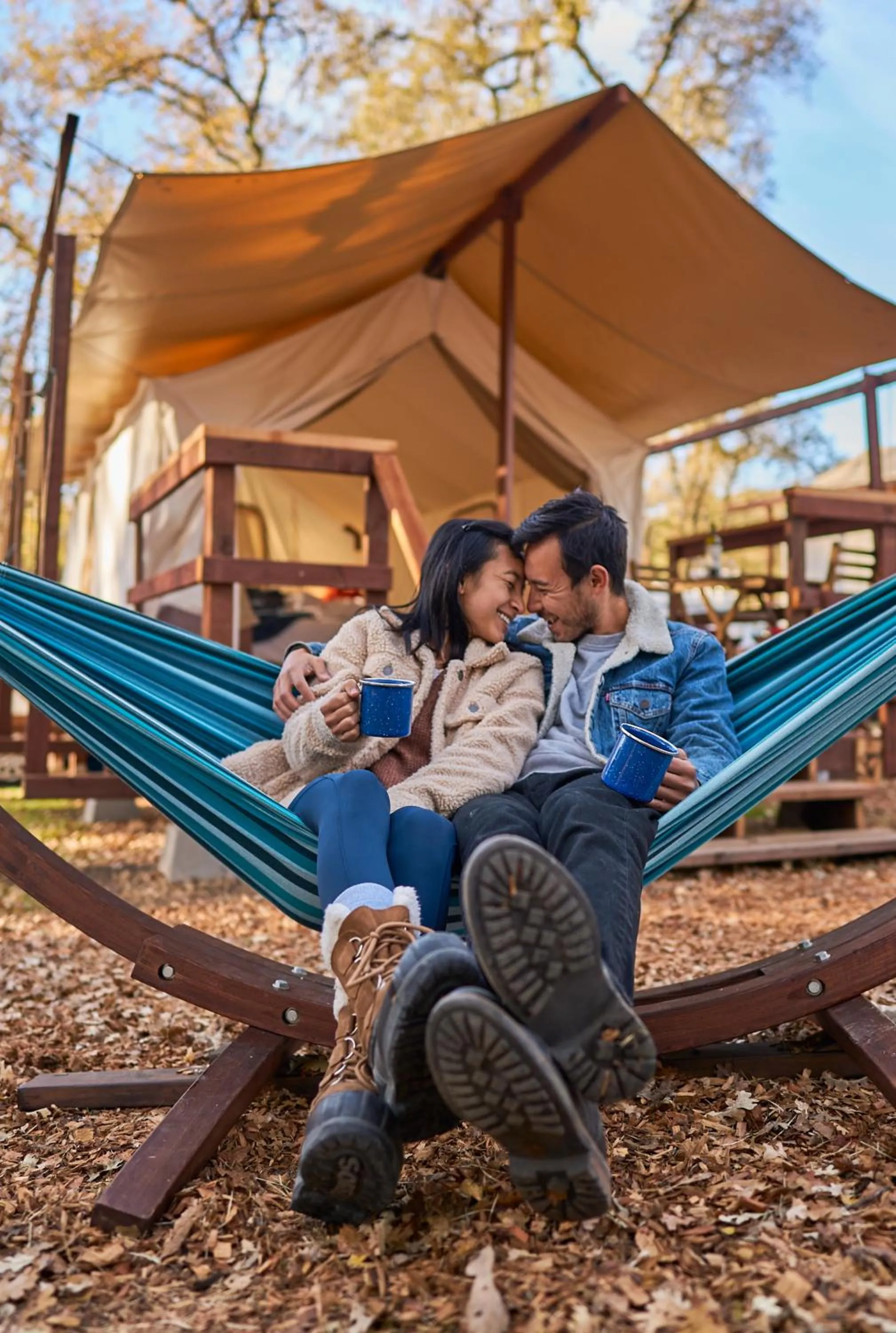 People in Wildhaven Sonoma Glamping