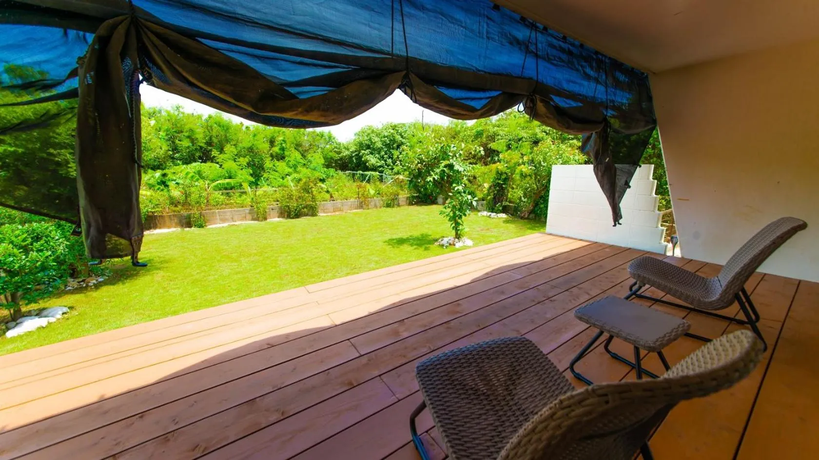 Garden in Palm Villa Ishigakijima fusu