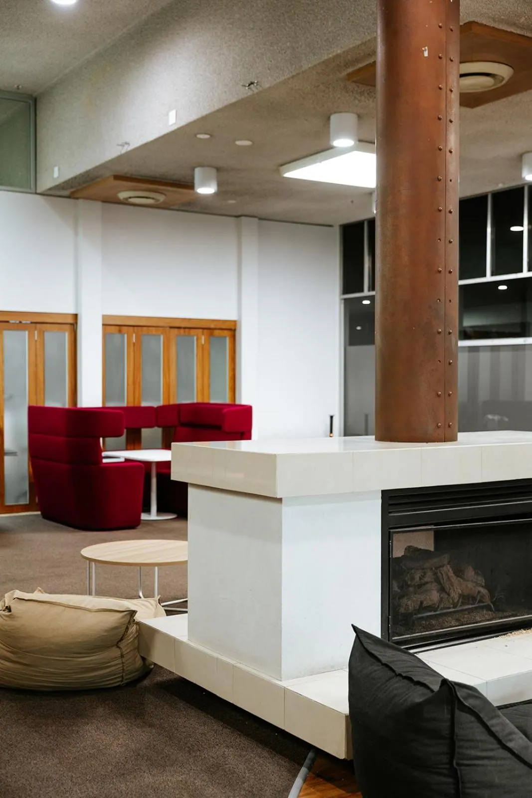 Communal lounge/ TV room in Canberra Accommodation Centre