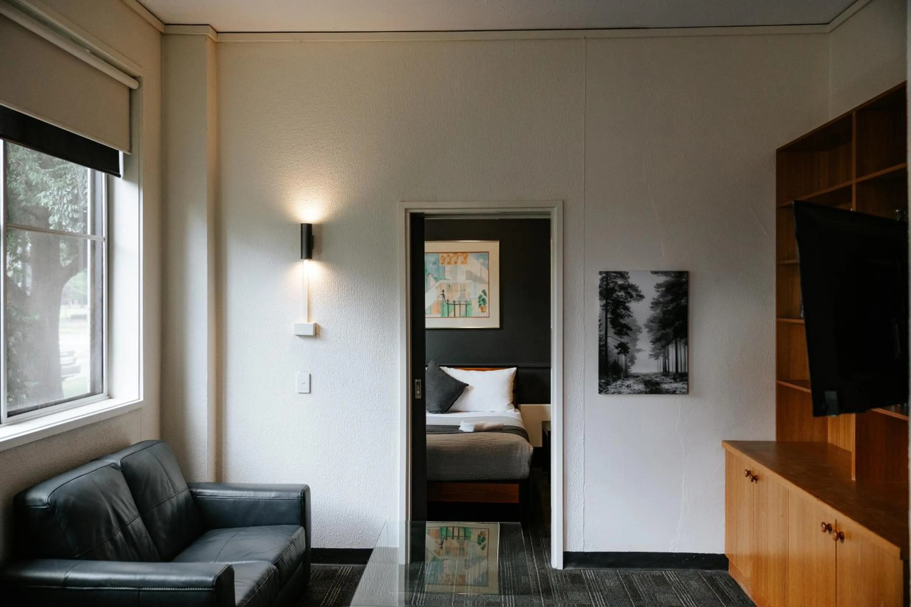 Living room in Canberra Accommodation Centre