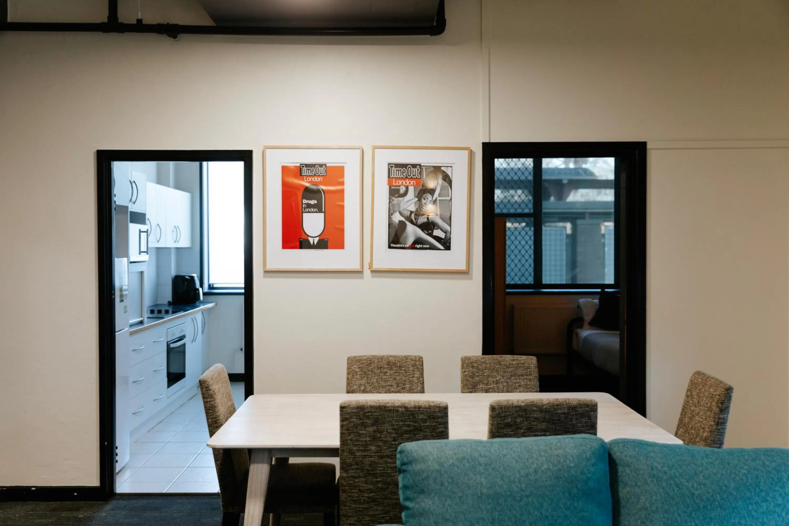 Living room in Canberra Accommodation Centre