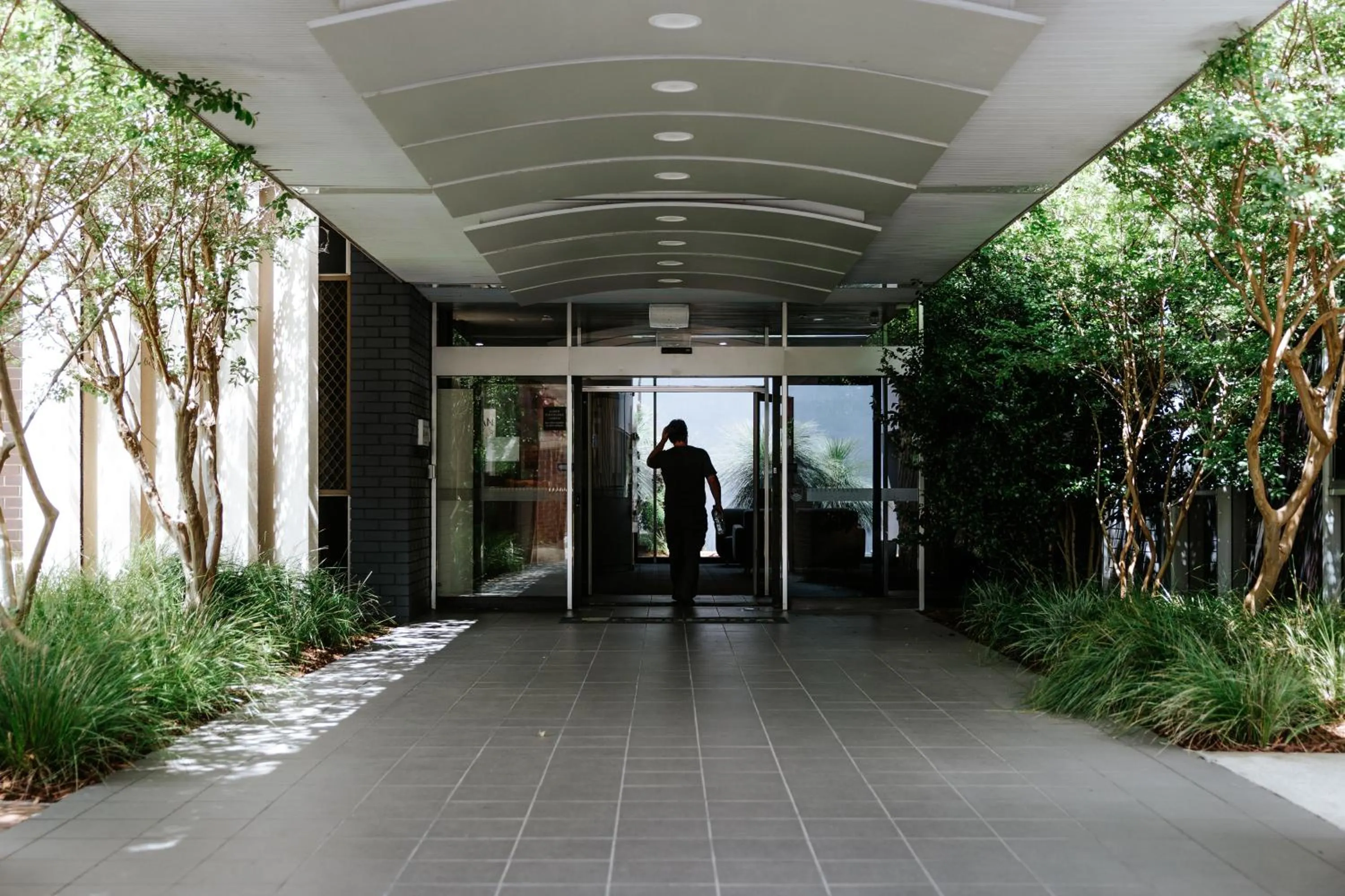 Facade/entrance in Canberra Accommodation Centre