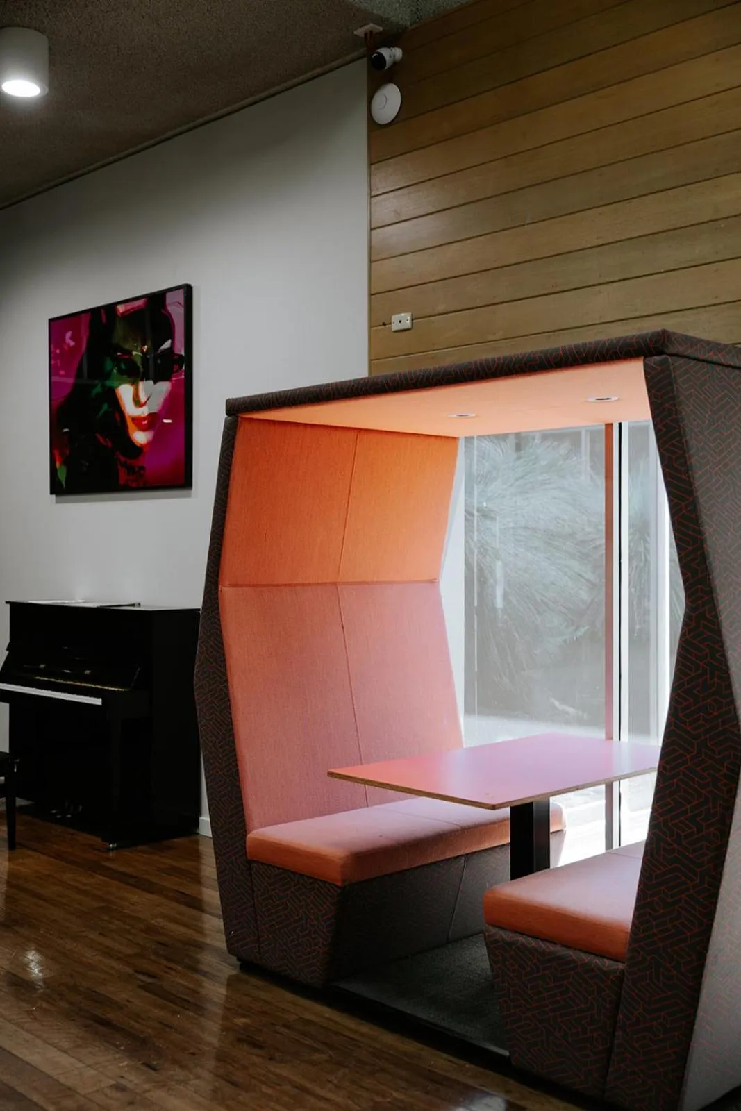 Communal lounge/ TV room in Canberra Accommodation Centre