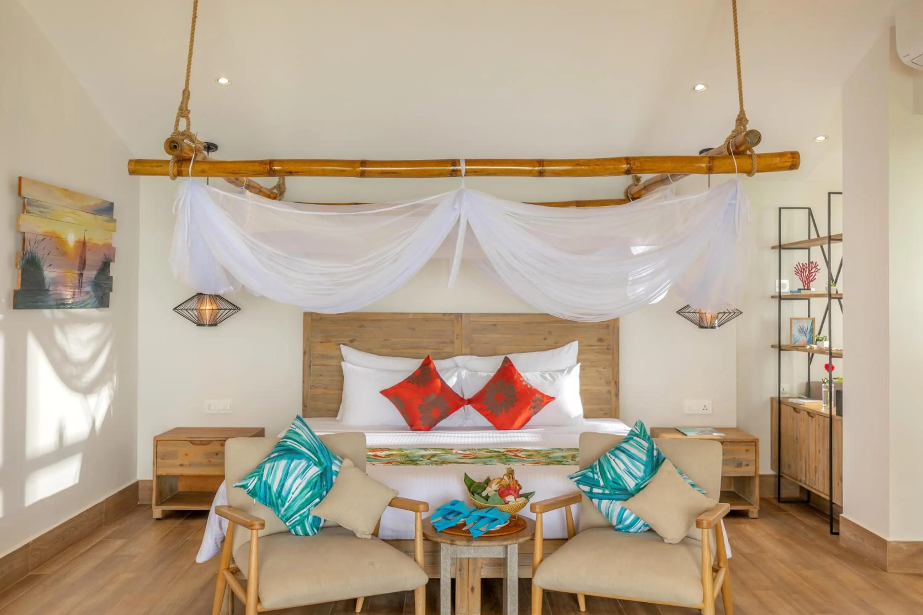 Bed in Pax Ana Doc Let Resort & Spa