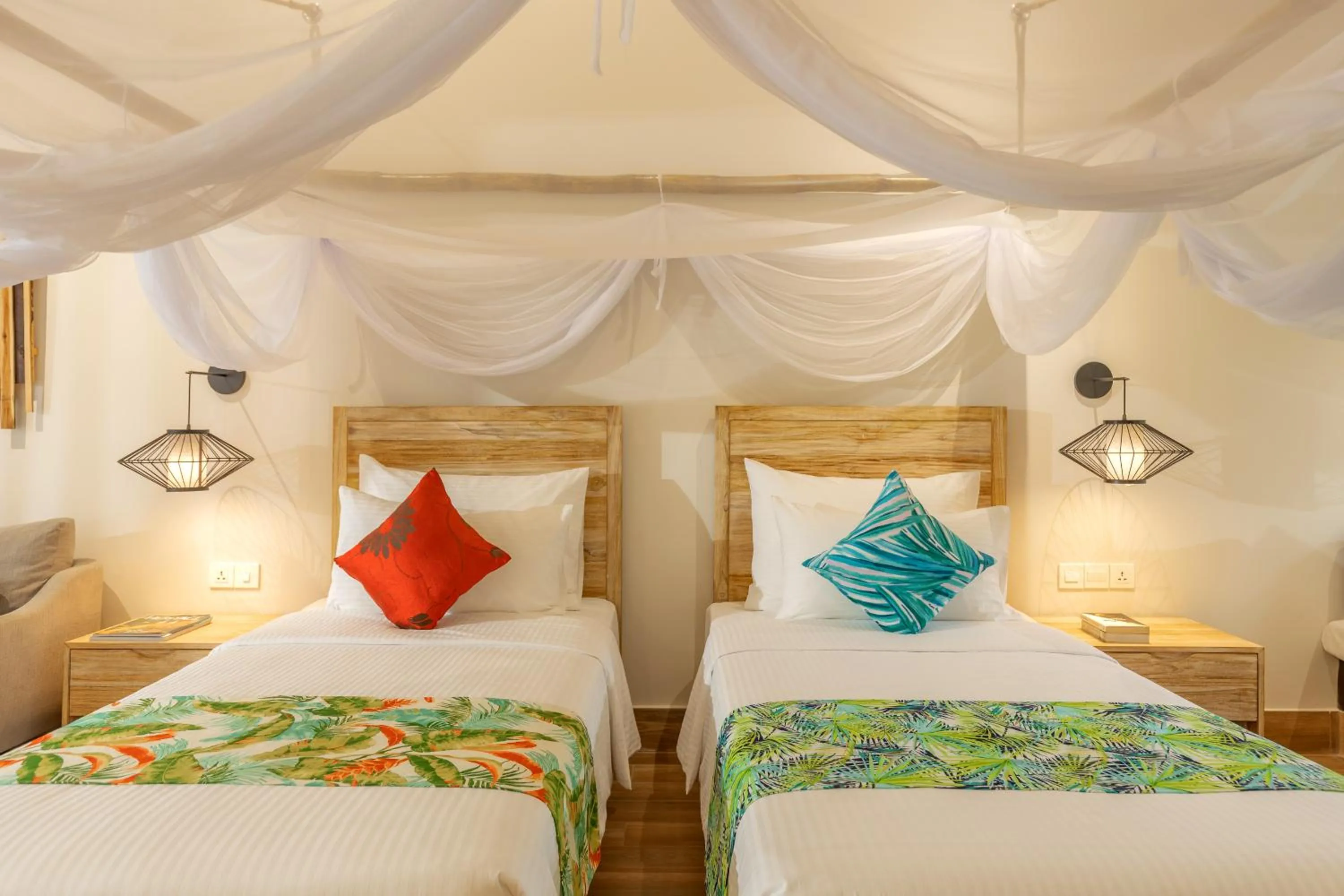 Bed in Pax Ana Doc Let Resort & Spa