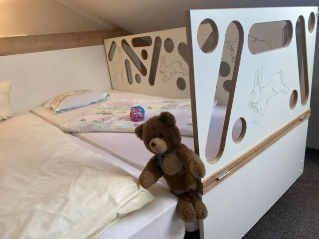 Bed in Garni Hotel & Ferienwohnungen Seeschlößchen