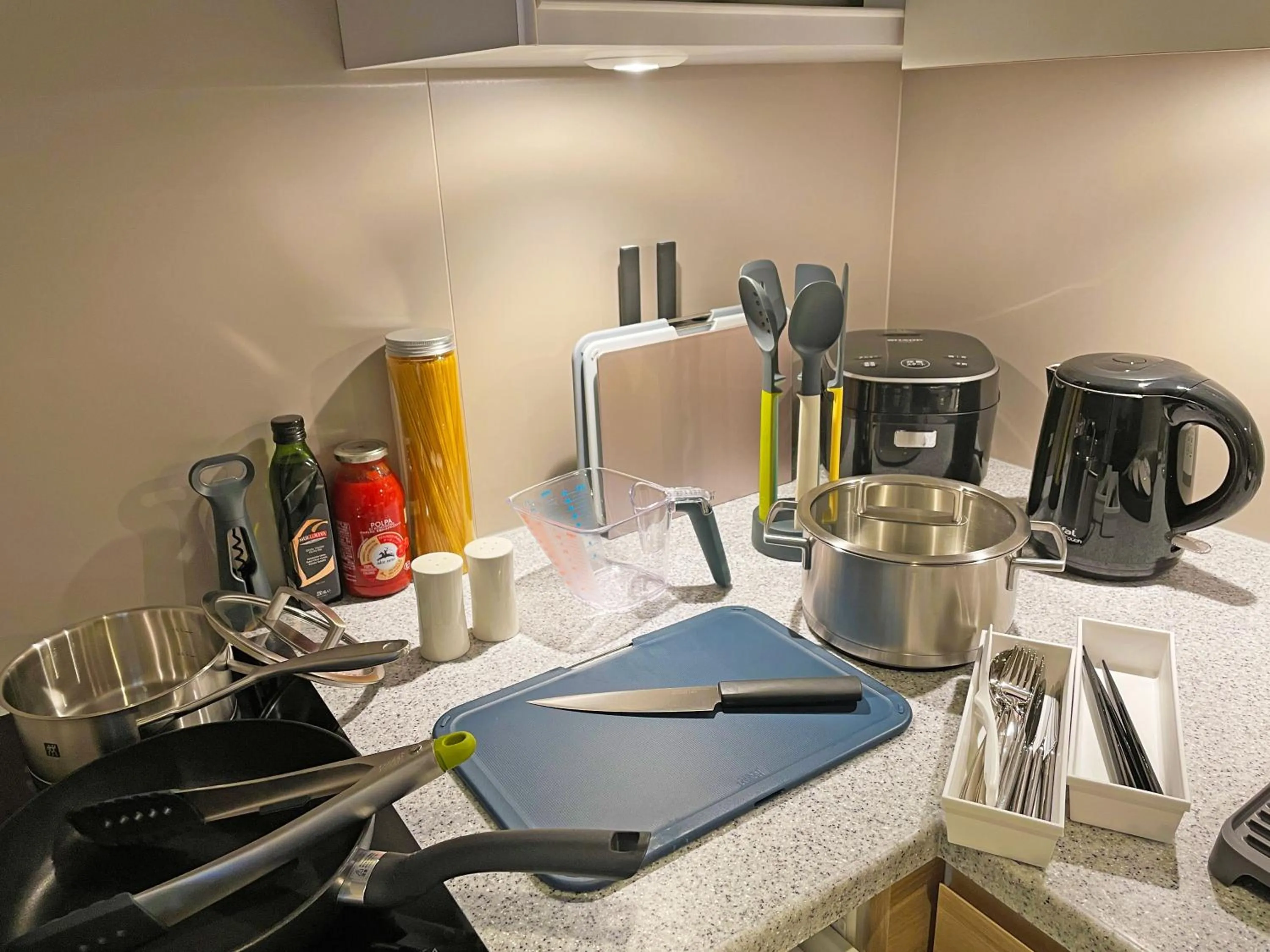 kitchen in Oakwood Hotel Oike Kyoto