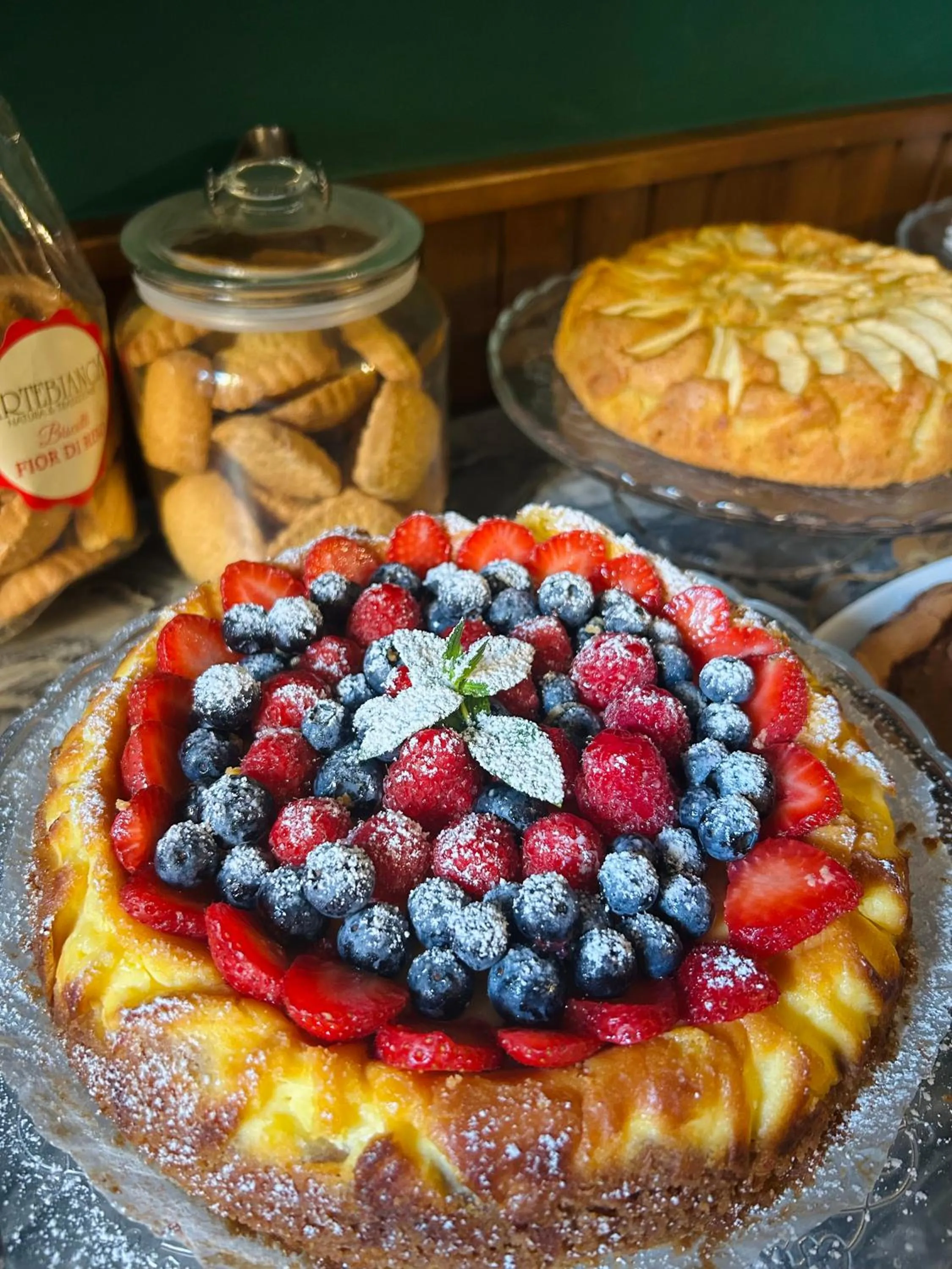 Continental breakfast in Art Hotel Pietrasanta