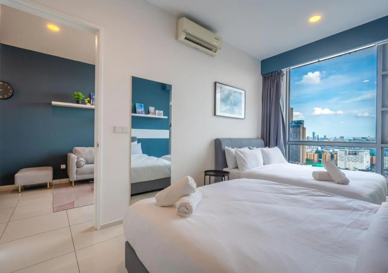 Bedroom, Bed in Greystone Robertson Residence