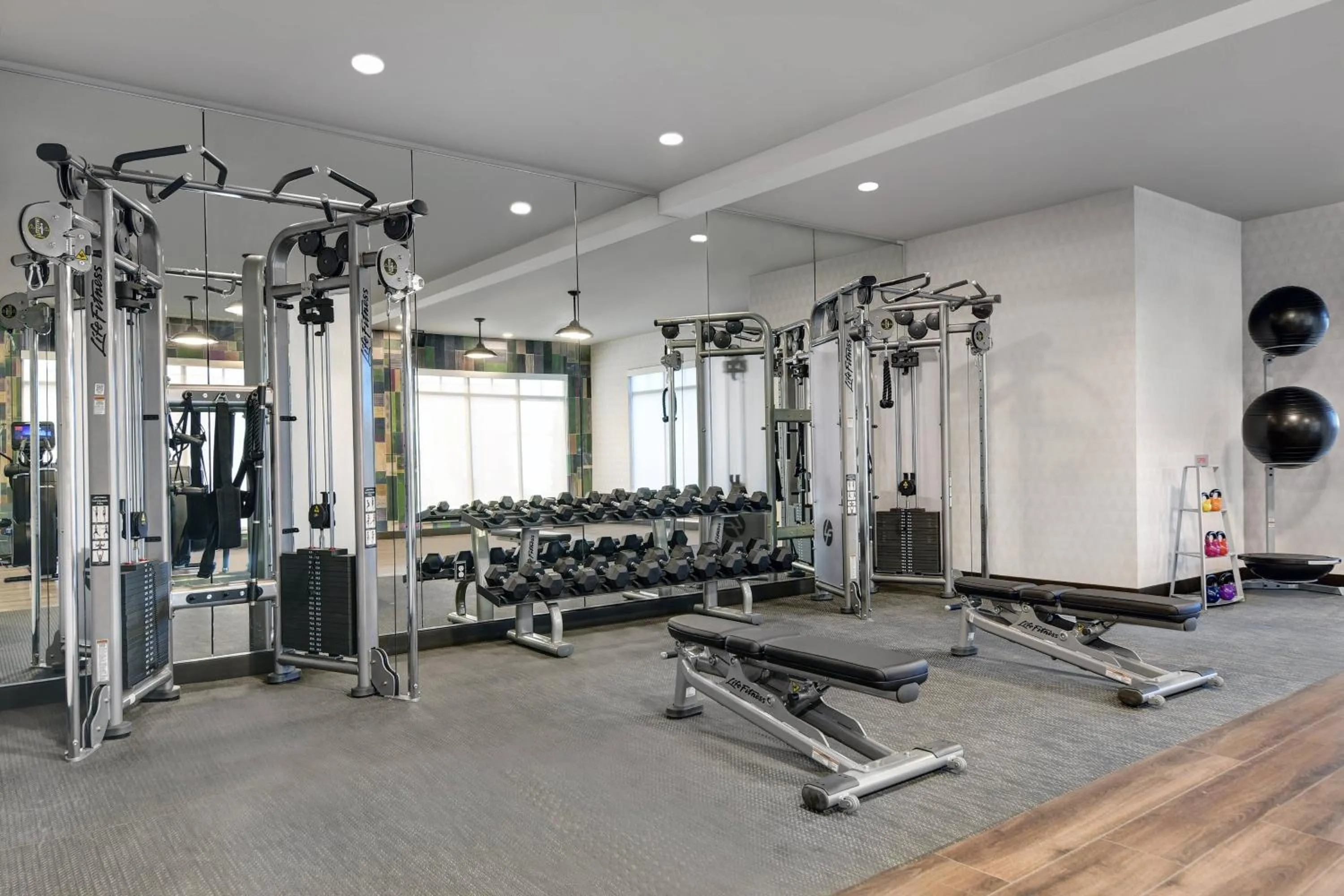 Fitness centre/facilities in Courtyard by Marriott Manhattan Aggieville